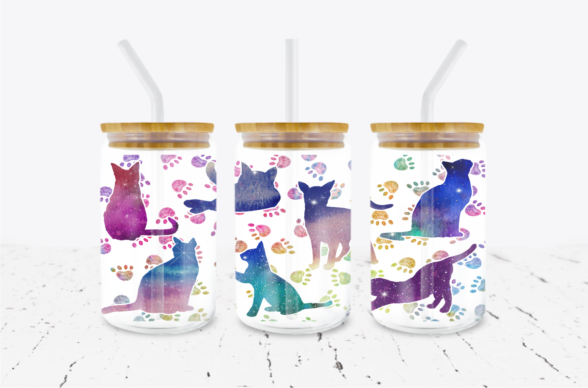 LIbbey Glass Can - UV DTF