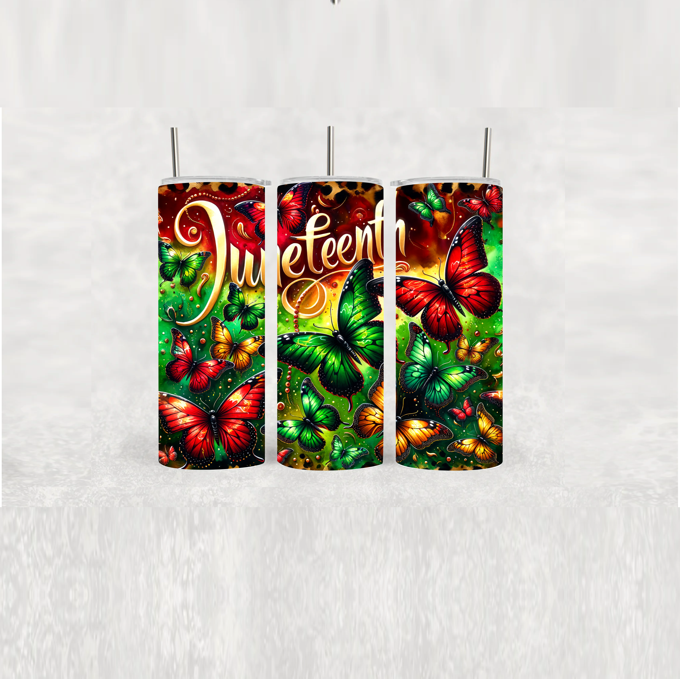 Juneteenth, Black History Month - Tumbler Wraps