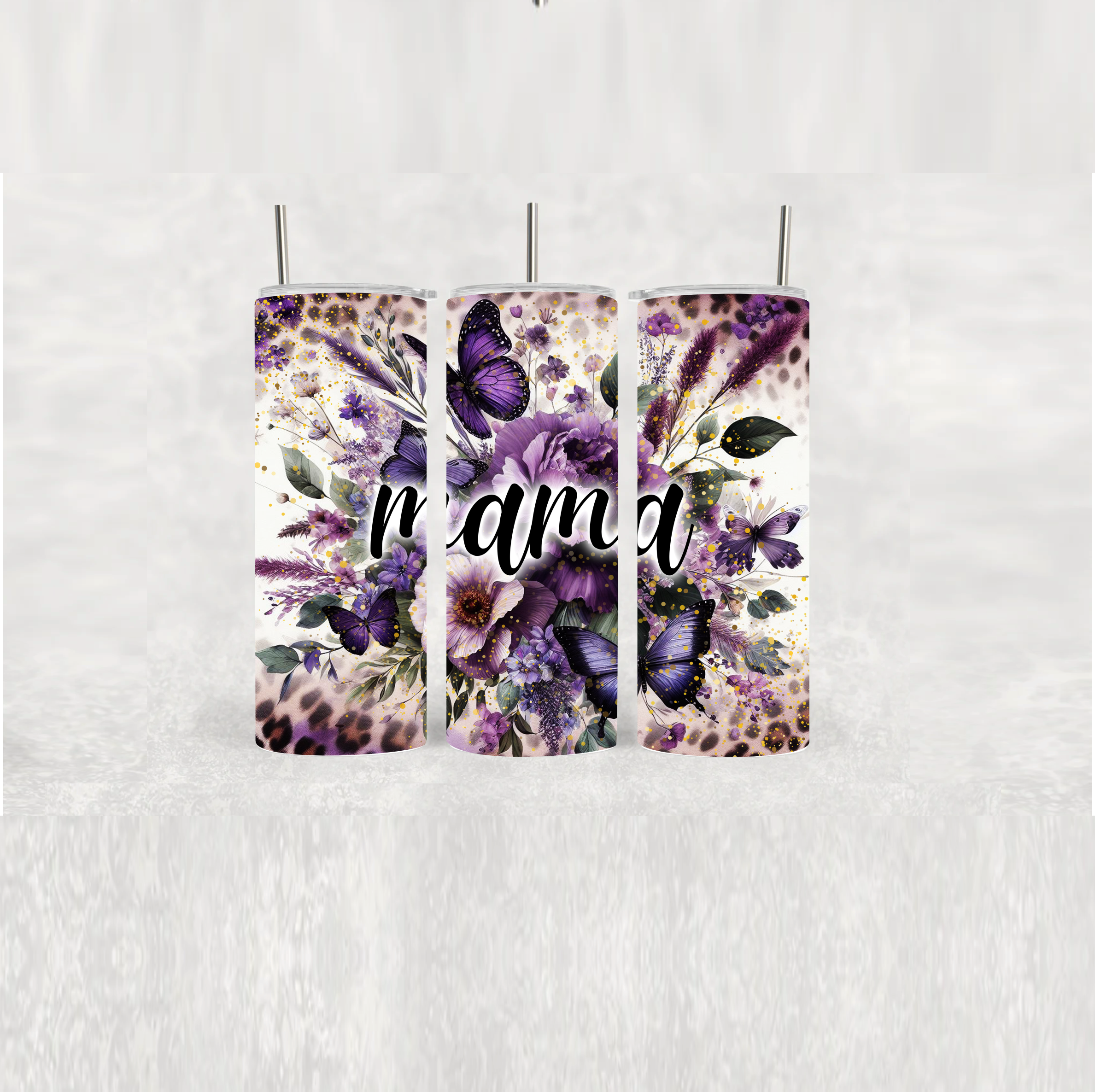 Mama, Family, Dad - Tumbler Wraps