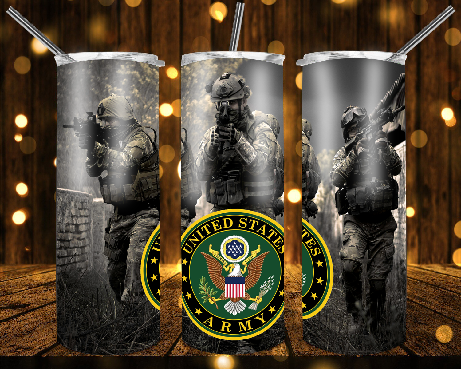 Army - Tumbler Wrap Sublimation Transfers