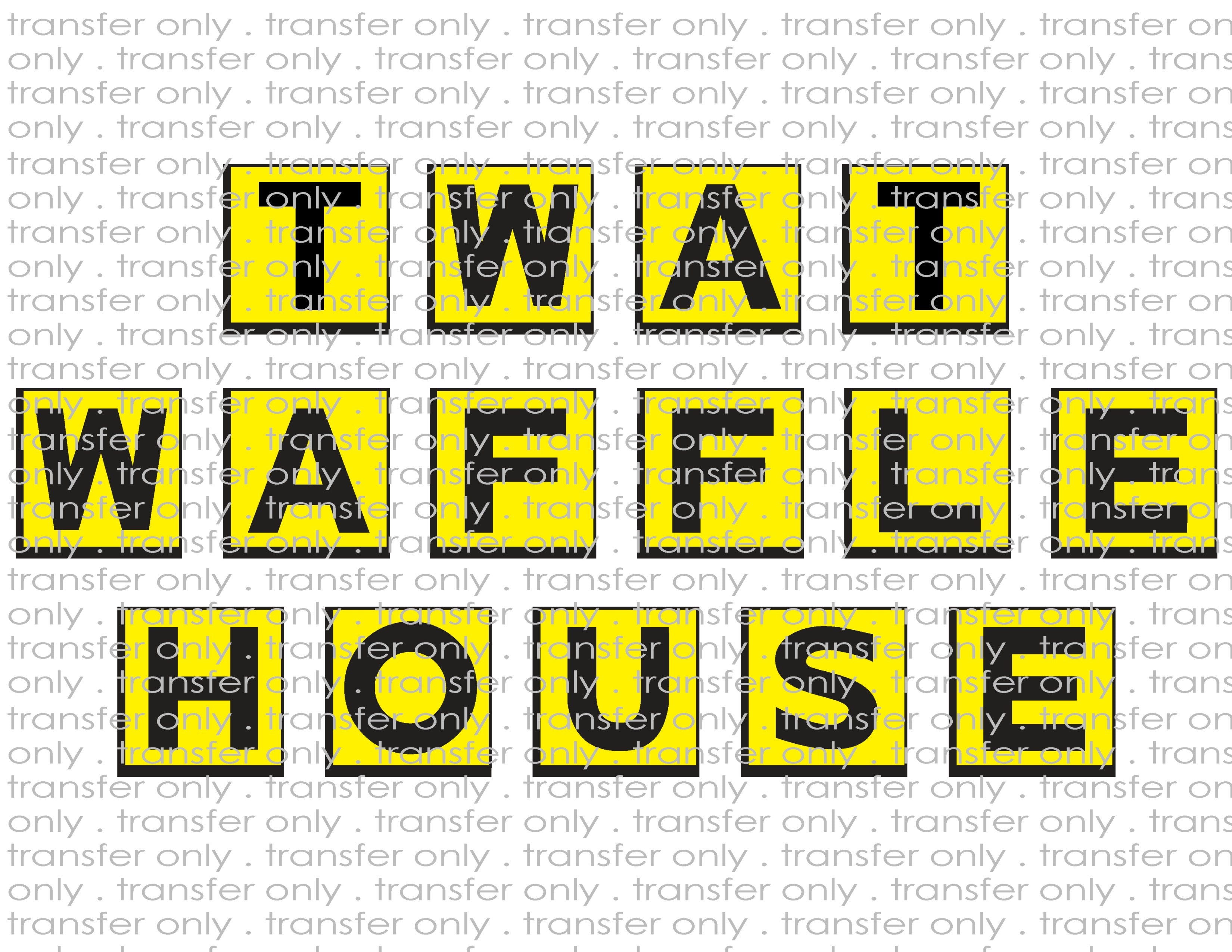 Waterslide, Sublimation Transfers - Mature Adult