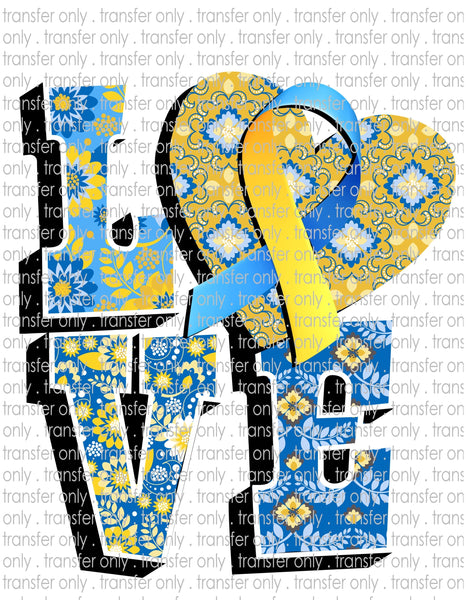 Waterslide, Sublimation Transfers - Down's Syndrome Support & Awareness