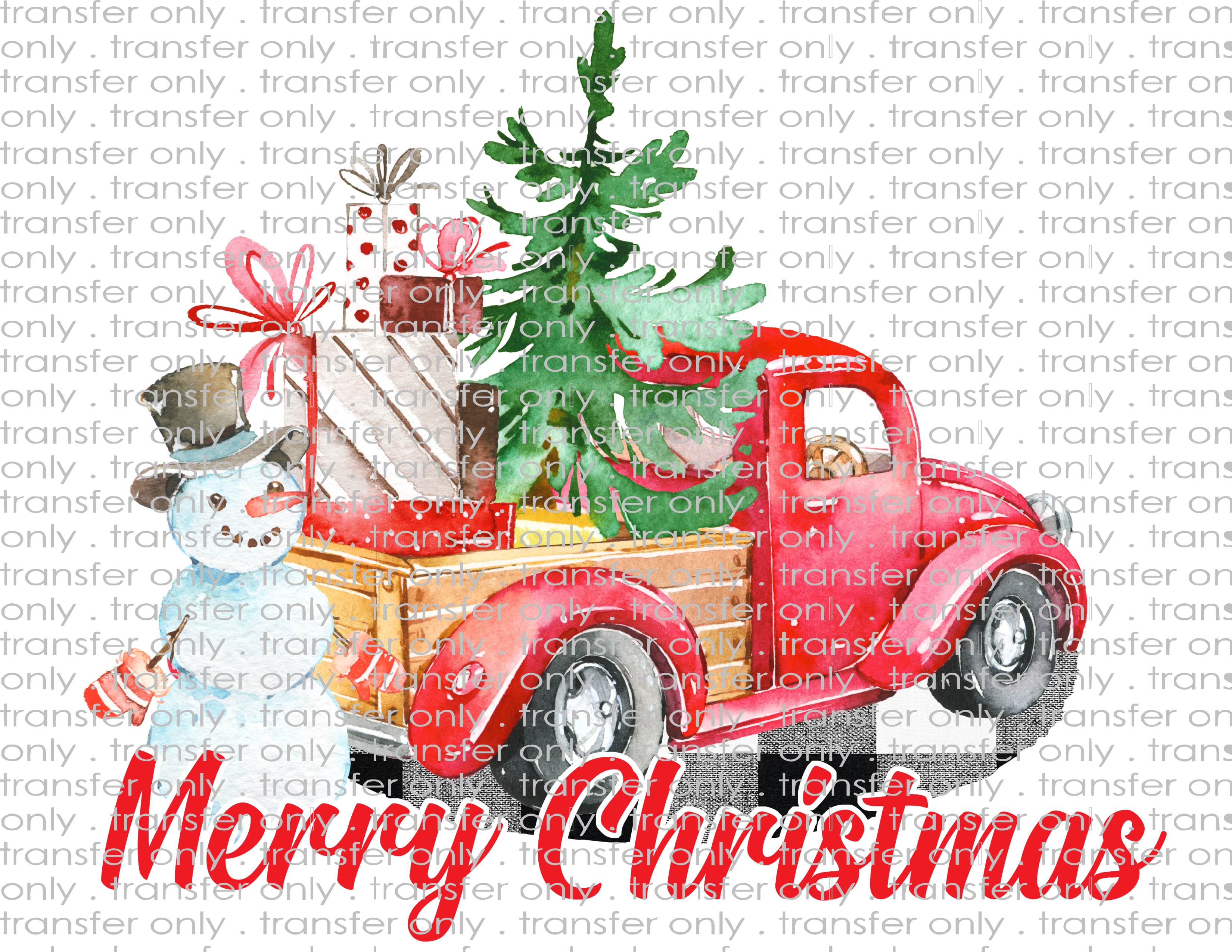 Waterslide, Sublimation Transfers - Christmas