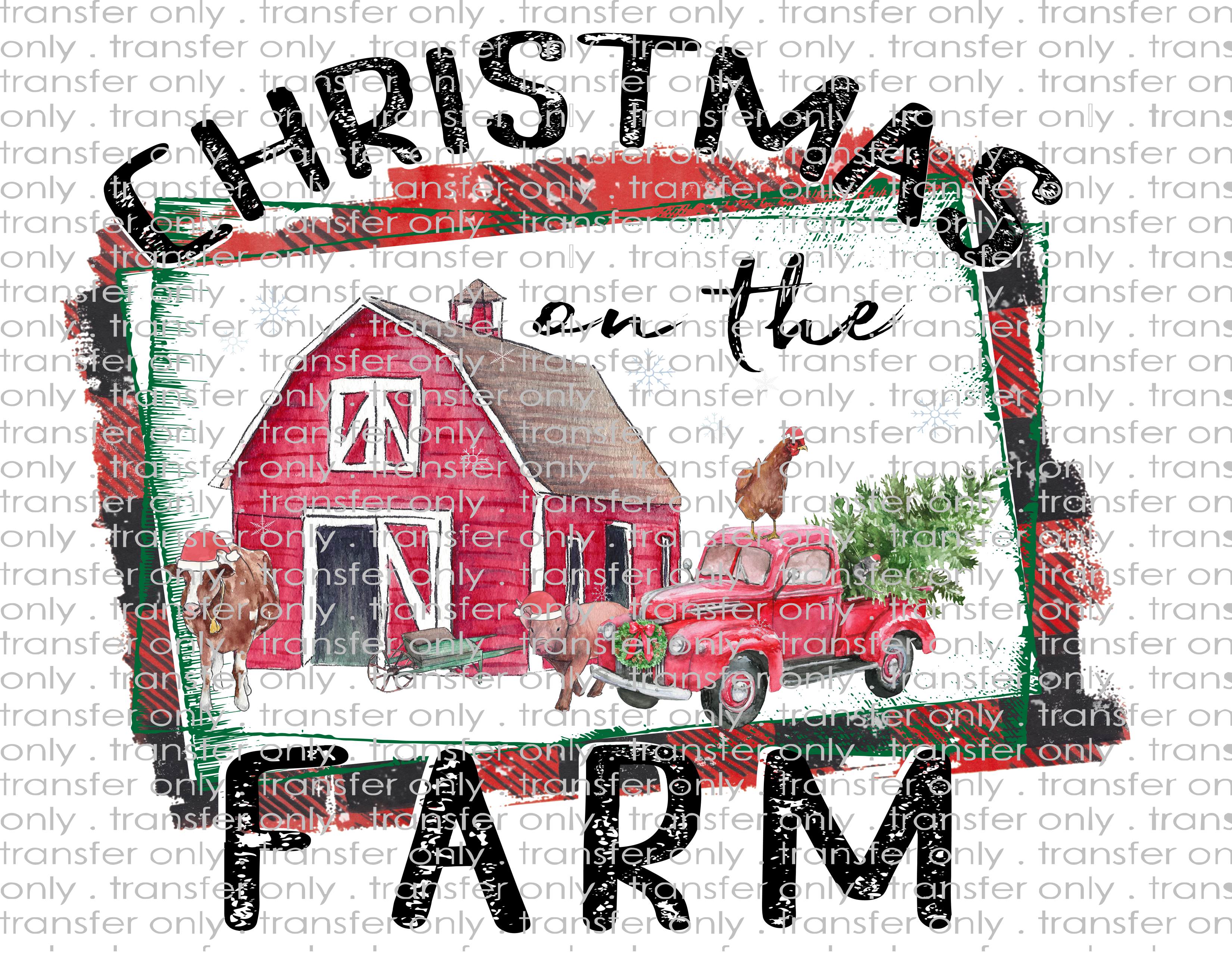 Waterslide, Sublimation Transfers - Christmas