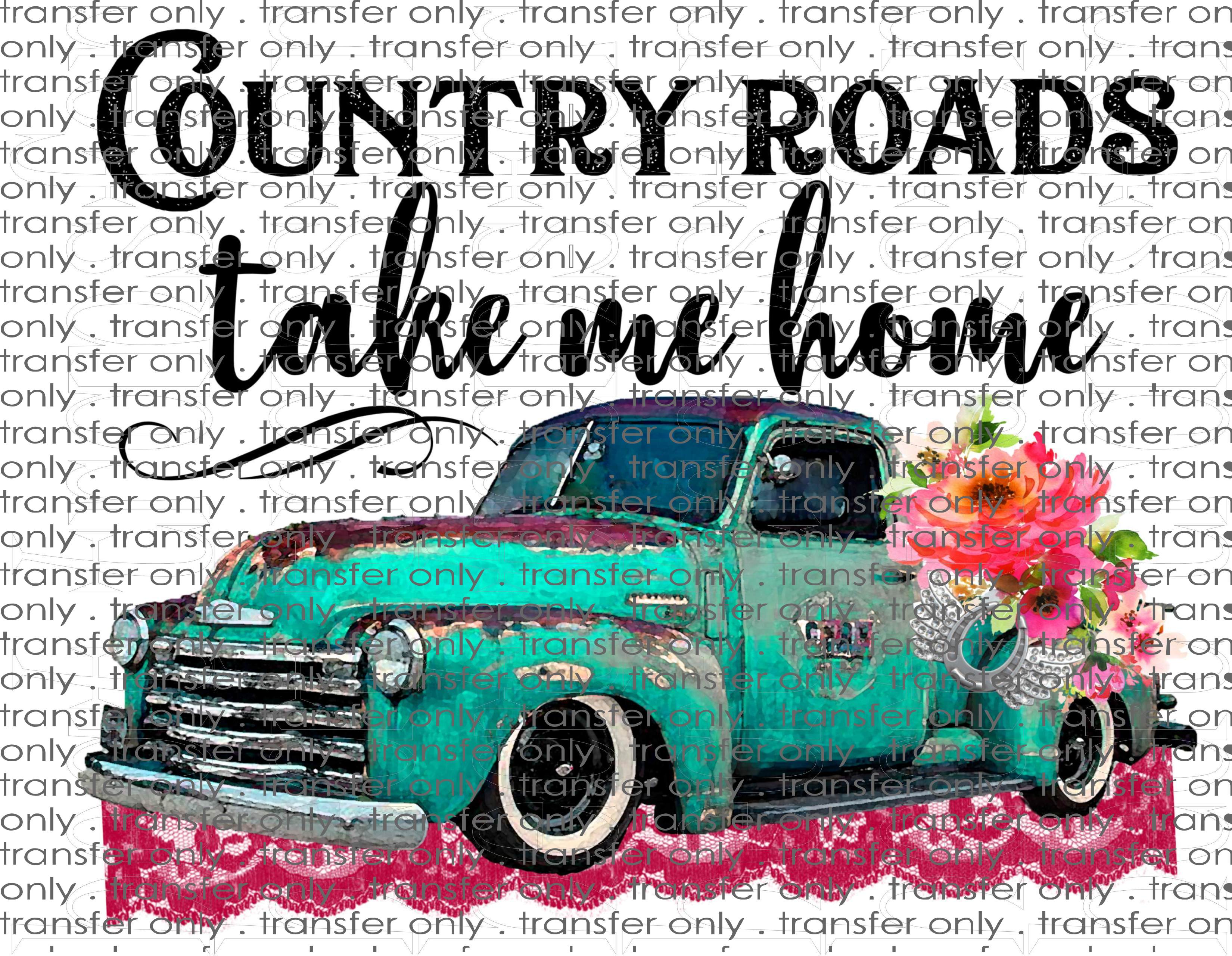 Waterslide, Sublimation Transfers - Country Vintage Truck