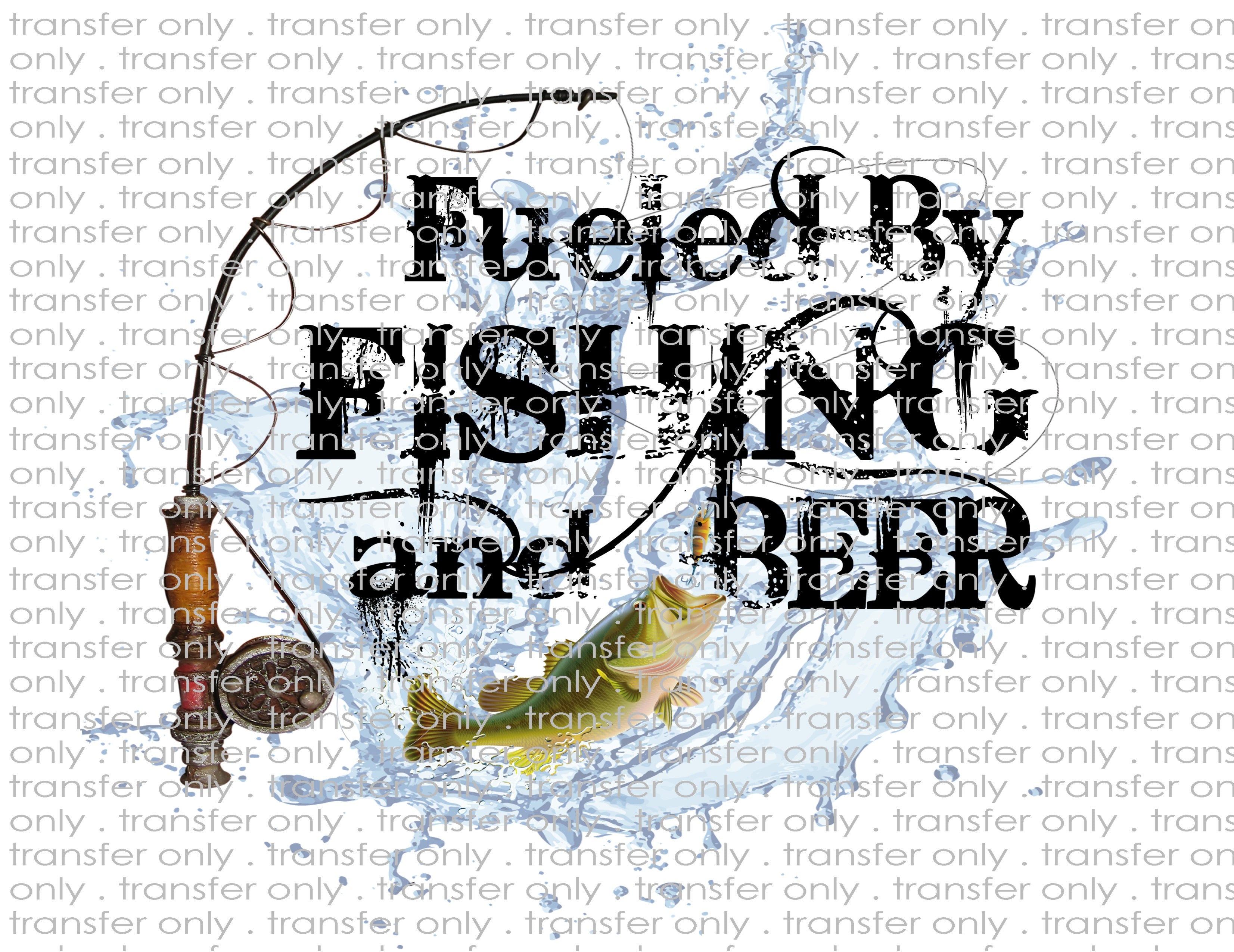 Waterslide, Sublimation Transfers - Hunting & Fishing