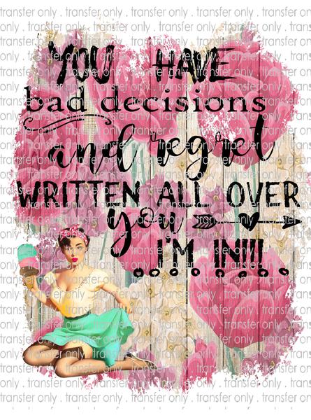 Waterslide, Sublimation Transfers - Ladies