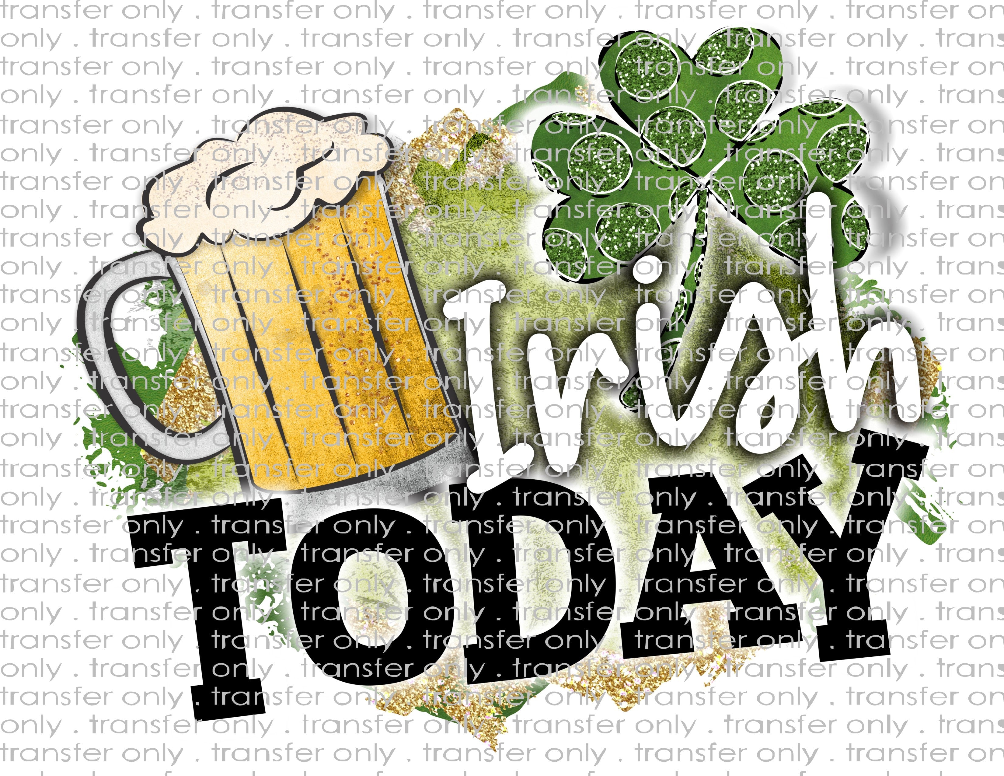 Waterslide, Sublimation Transfers - St. Patrick's Day