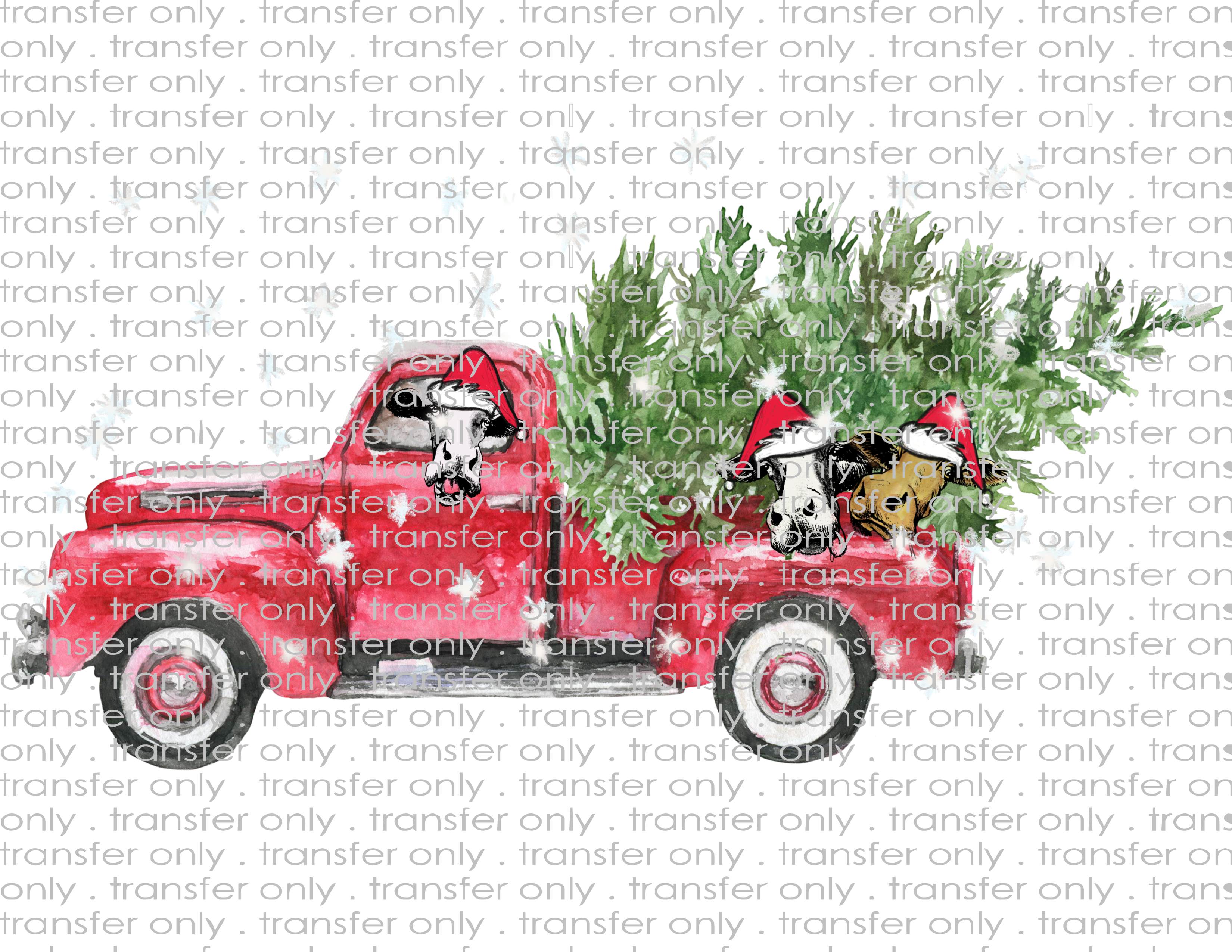 Waterslide, Sublimation Transfers - Christmas