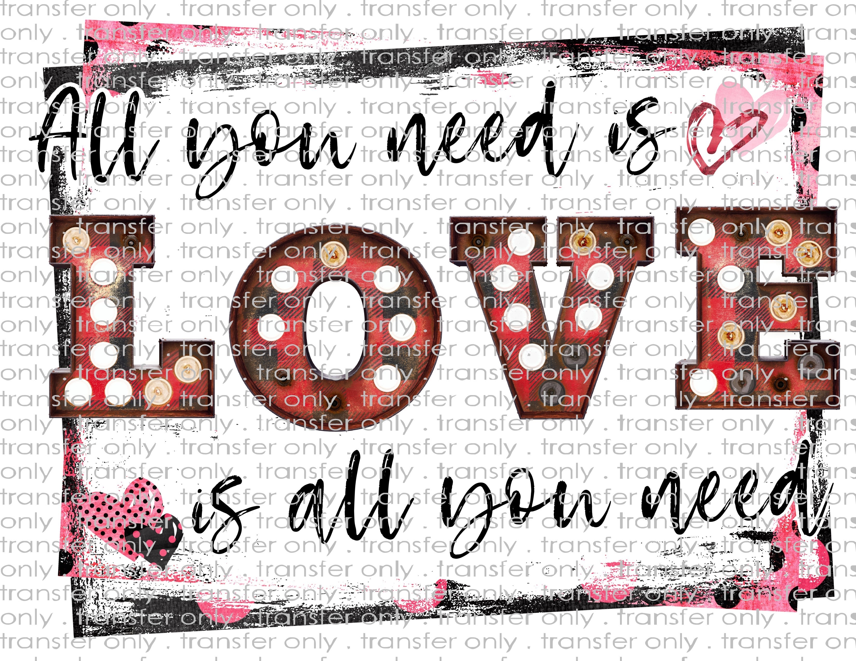 Waterslide, Sublimation Transfers - Valentine's Day