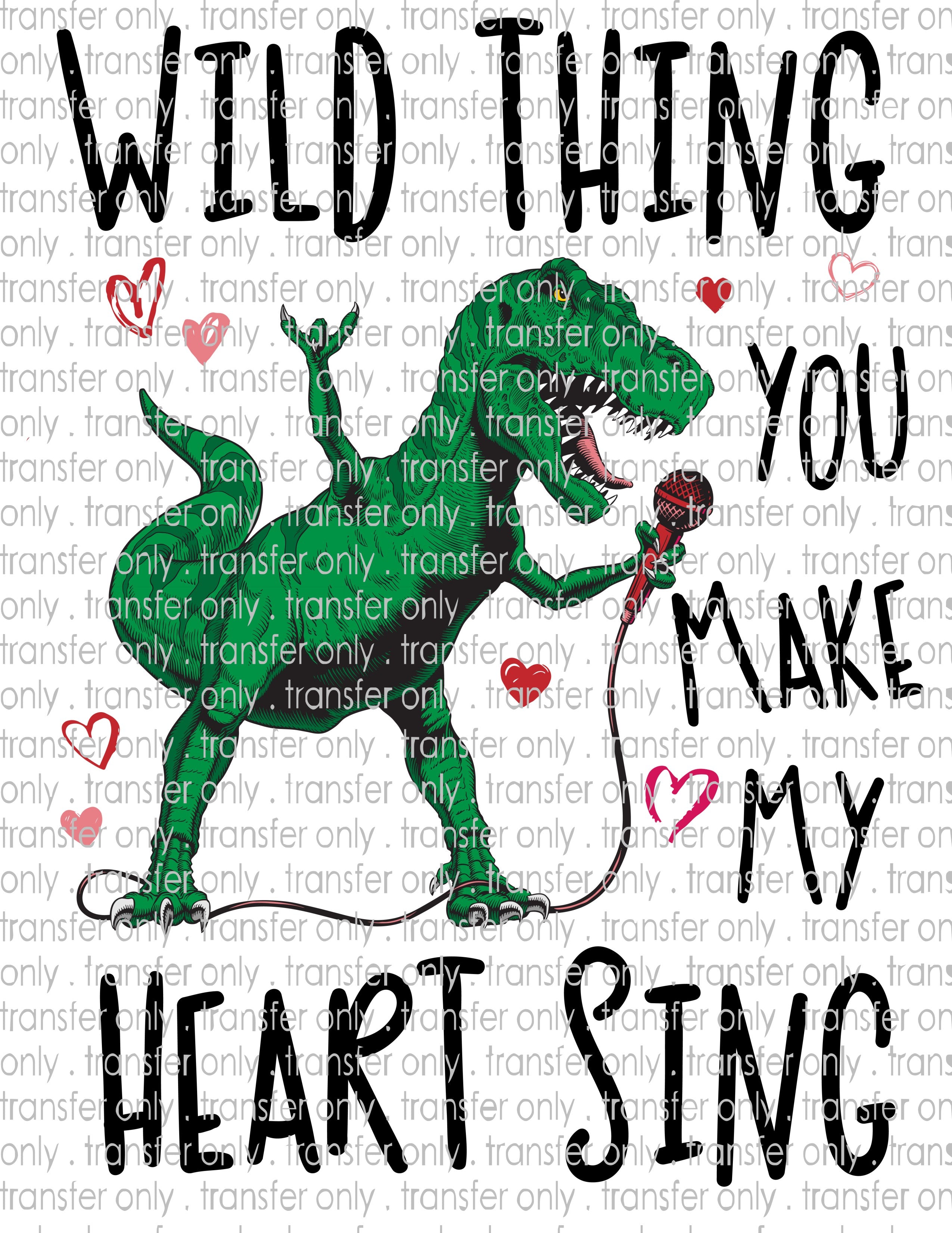 Waterslide, Sublimation Transfers - Valentine's Day