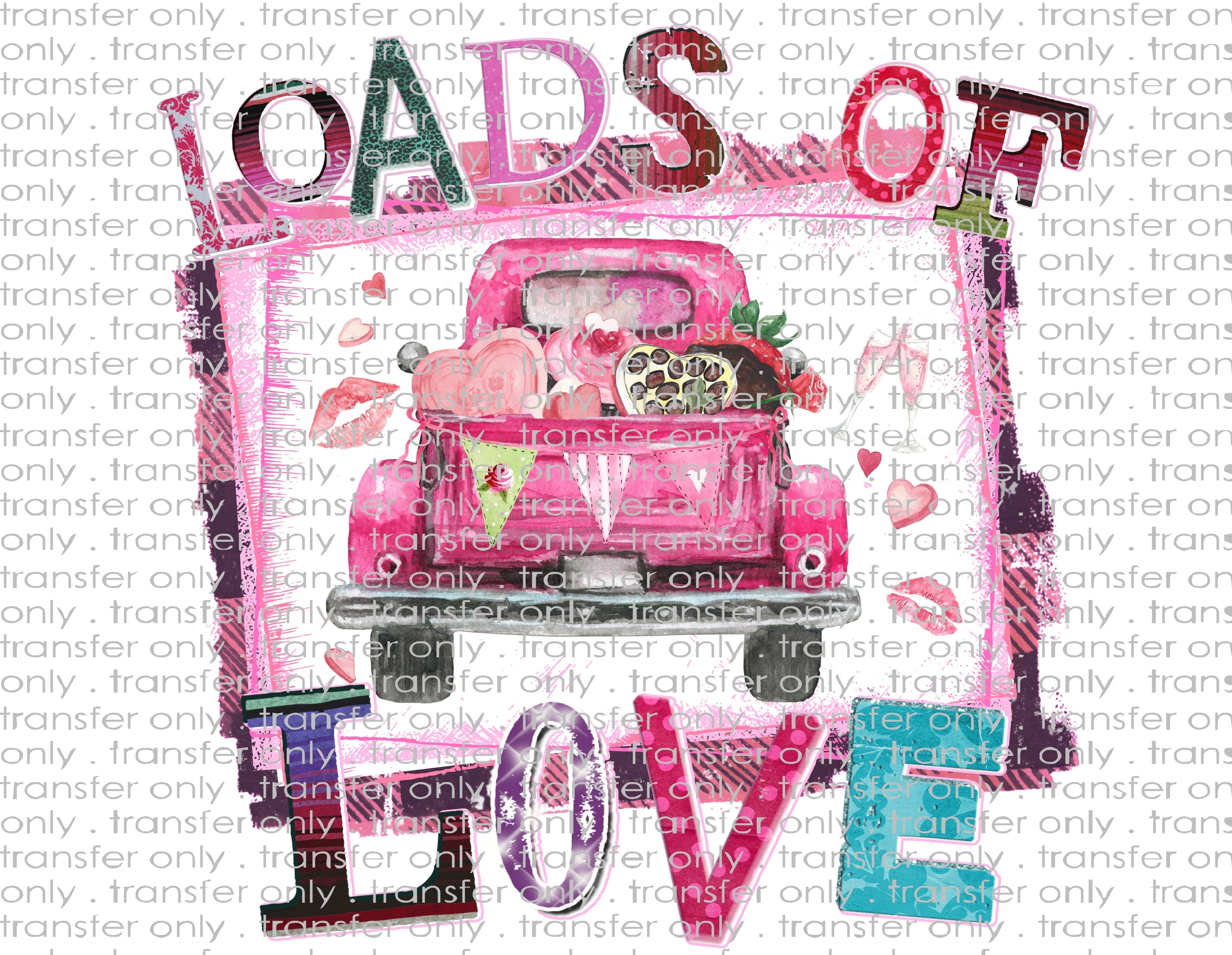 Waterslide, Sublimation Transfers - Valentine's Day