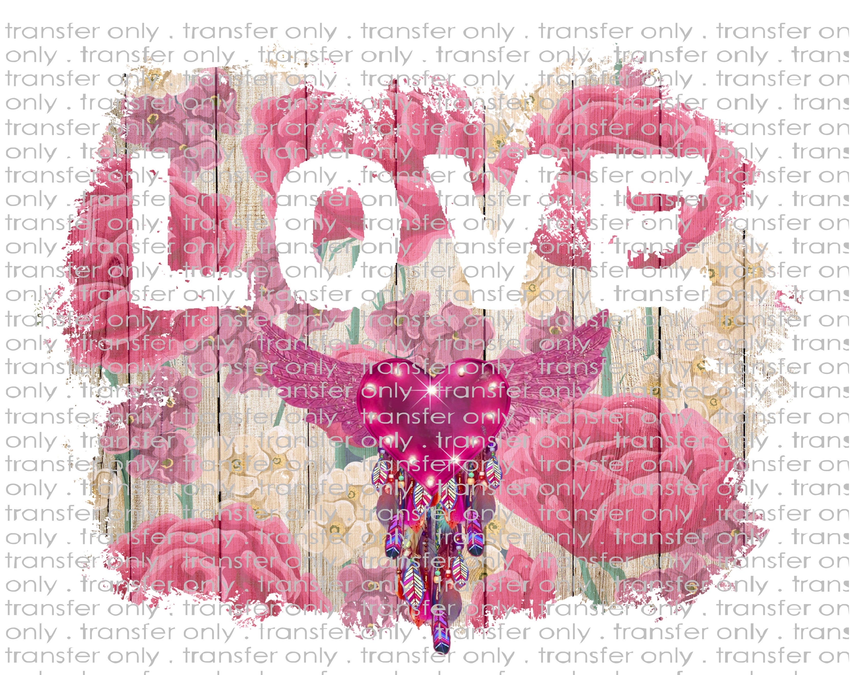 Waterslide, Sublimation Transfers - Valentine's Day