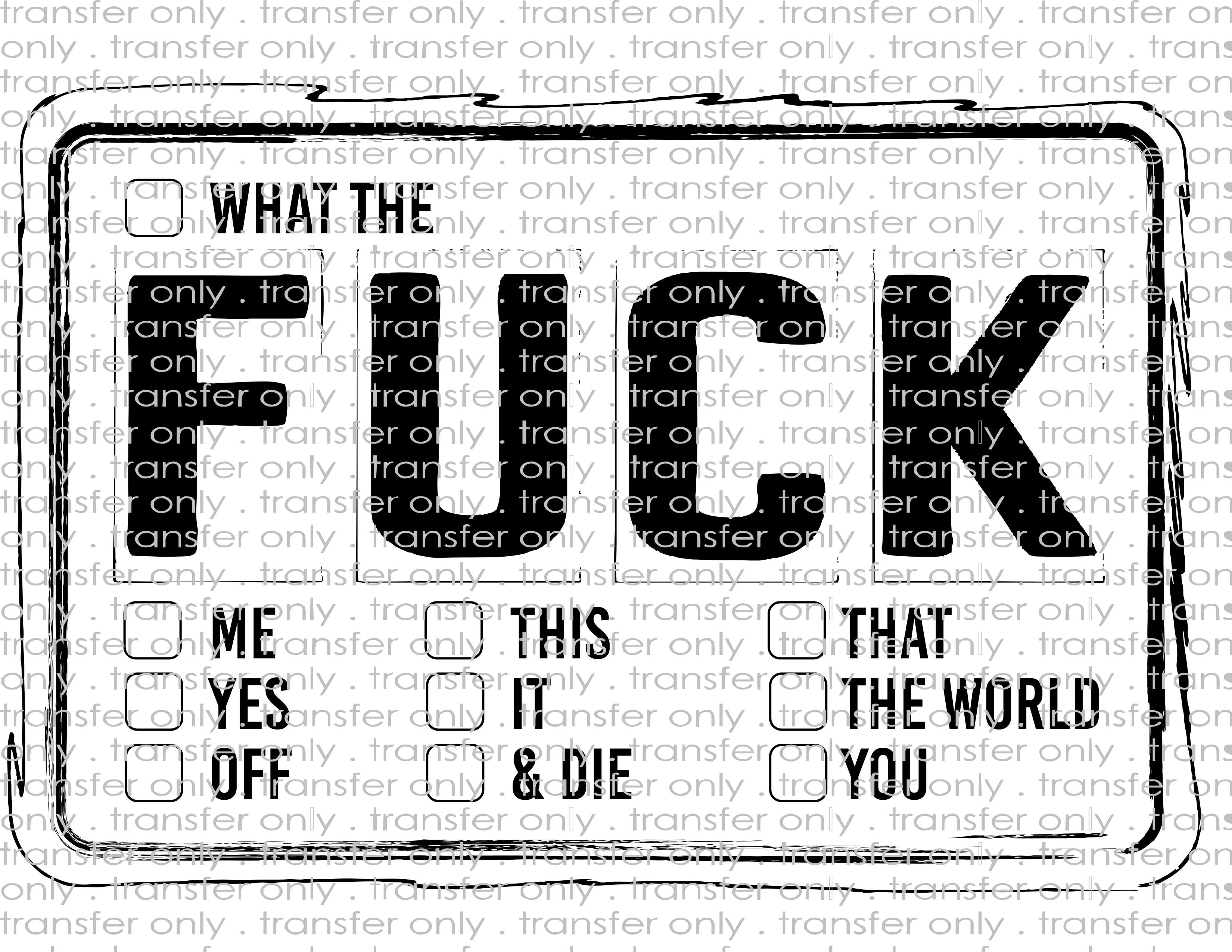 Waterslide, Sublimation Transfers - Mature Adult