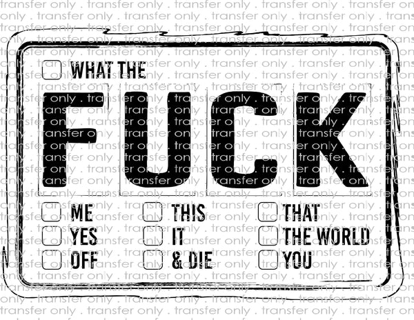 Waterslide, Sublimation Transfers - Mature Adult