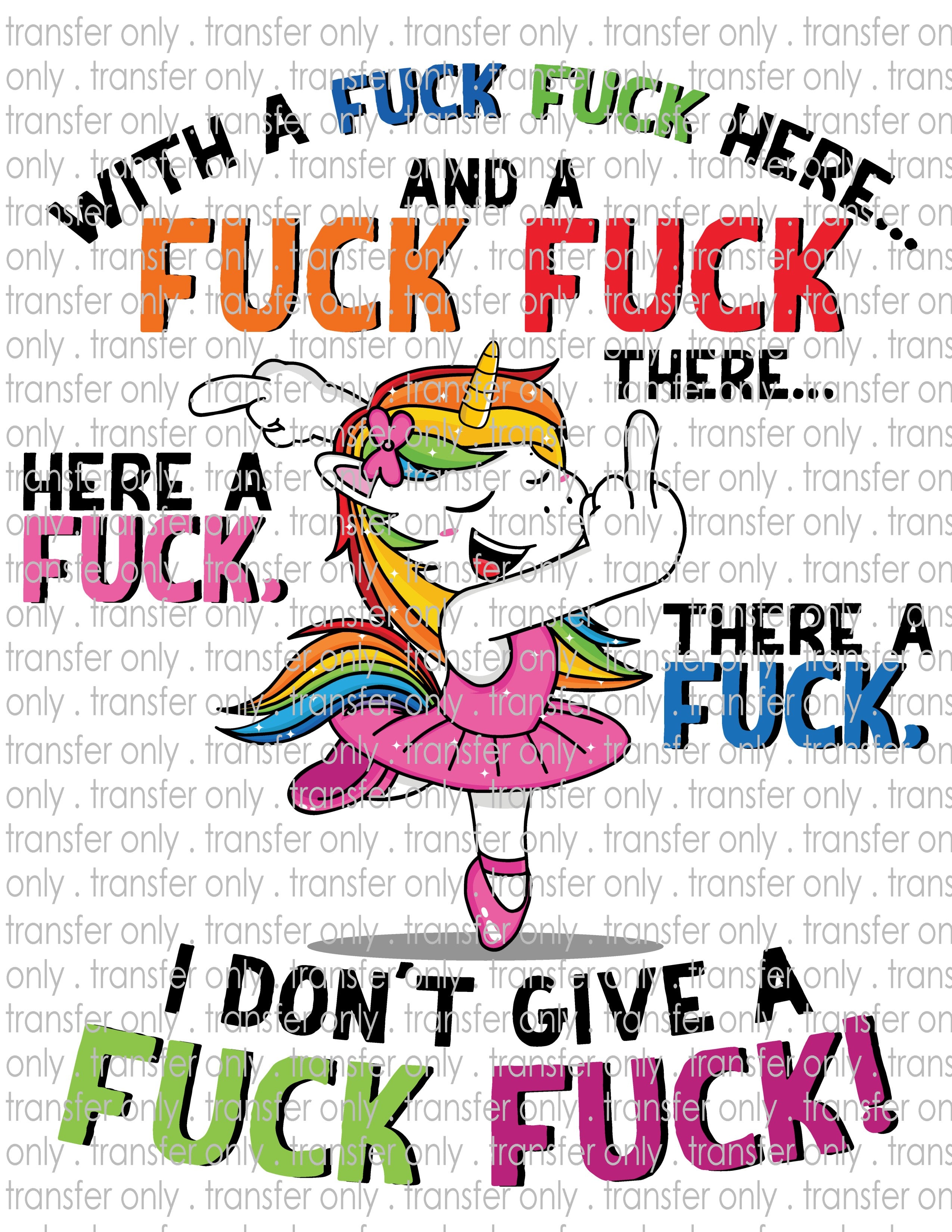 Waterslide, Sublimation Transfers - Mature Adult