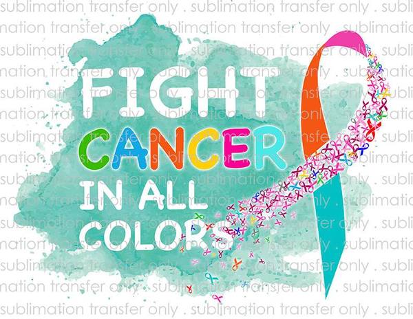 Waterslide, Sublimation Transfers - Cancer Awareness