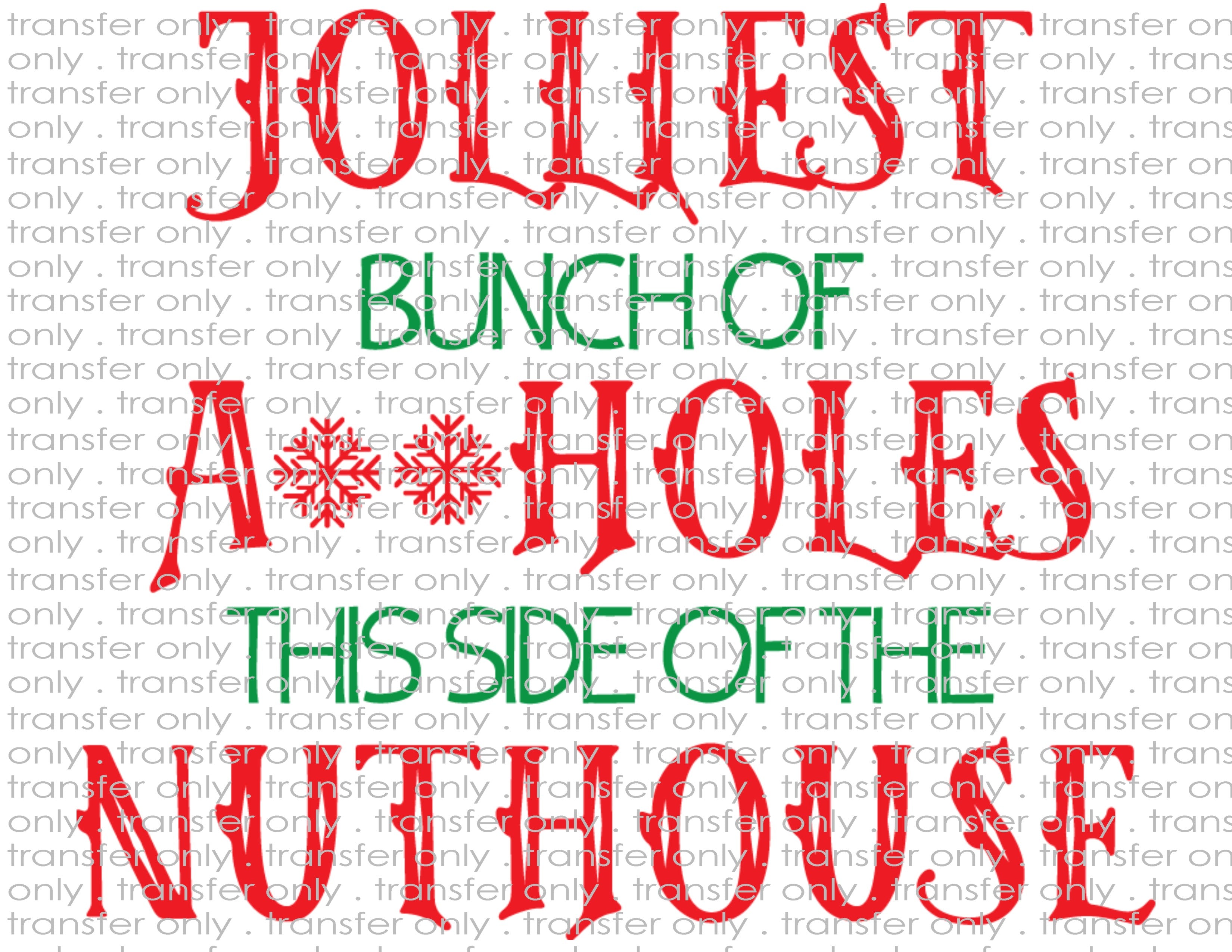 Waterslide, Sublimation Transfers - Bad Christmas