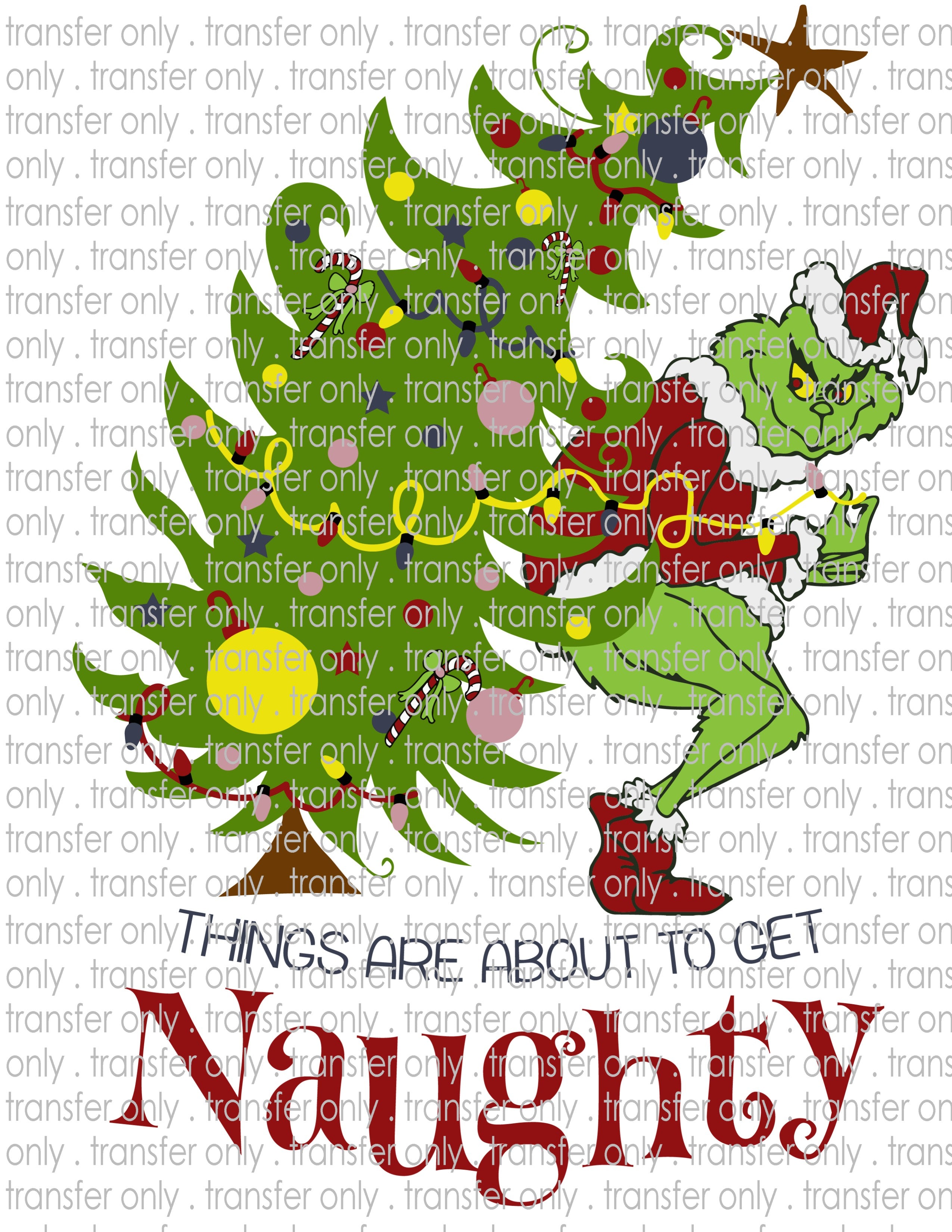 Waterslide, Sublimation Transfers - Christmas