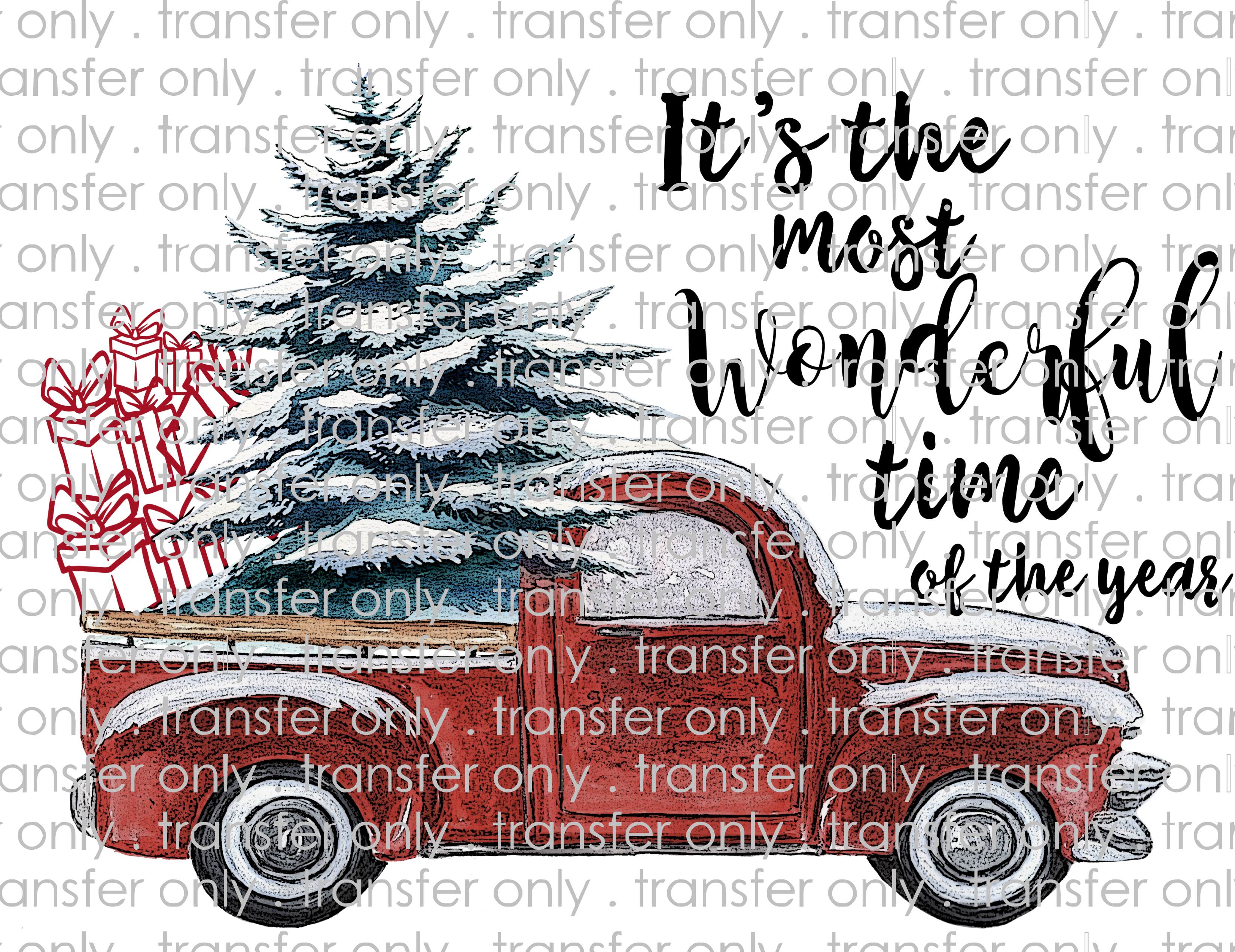 Waterslide, Sublimation Transfers - Christmas