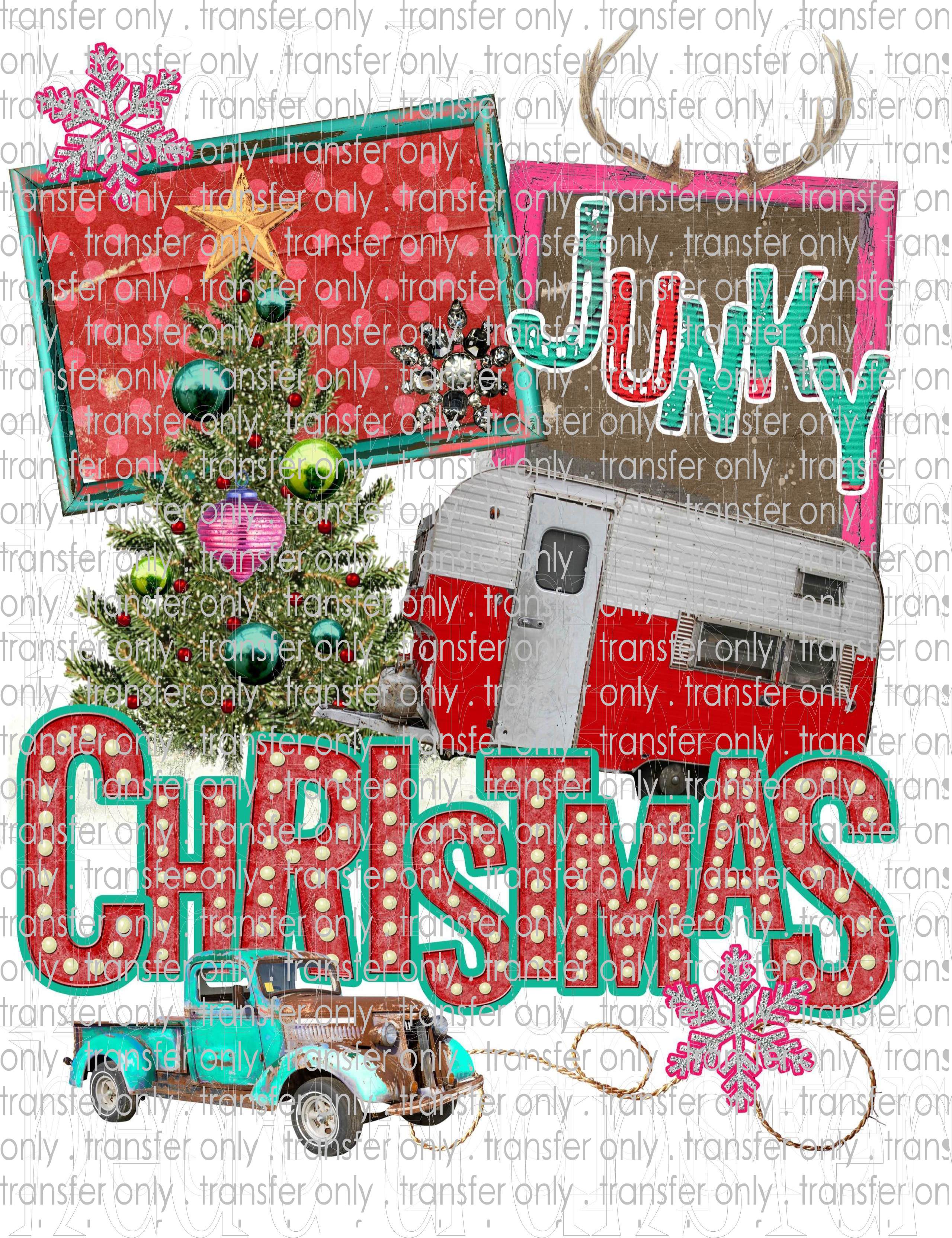 Waterslide, Sublimation Transfers - Christmas