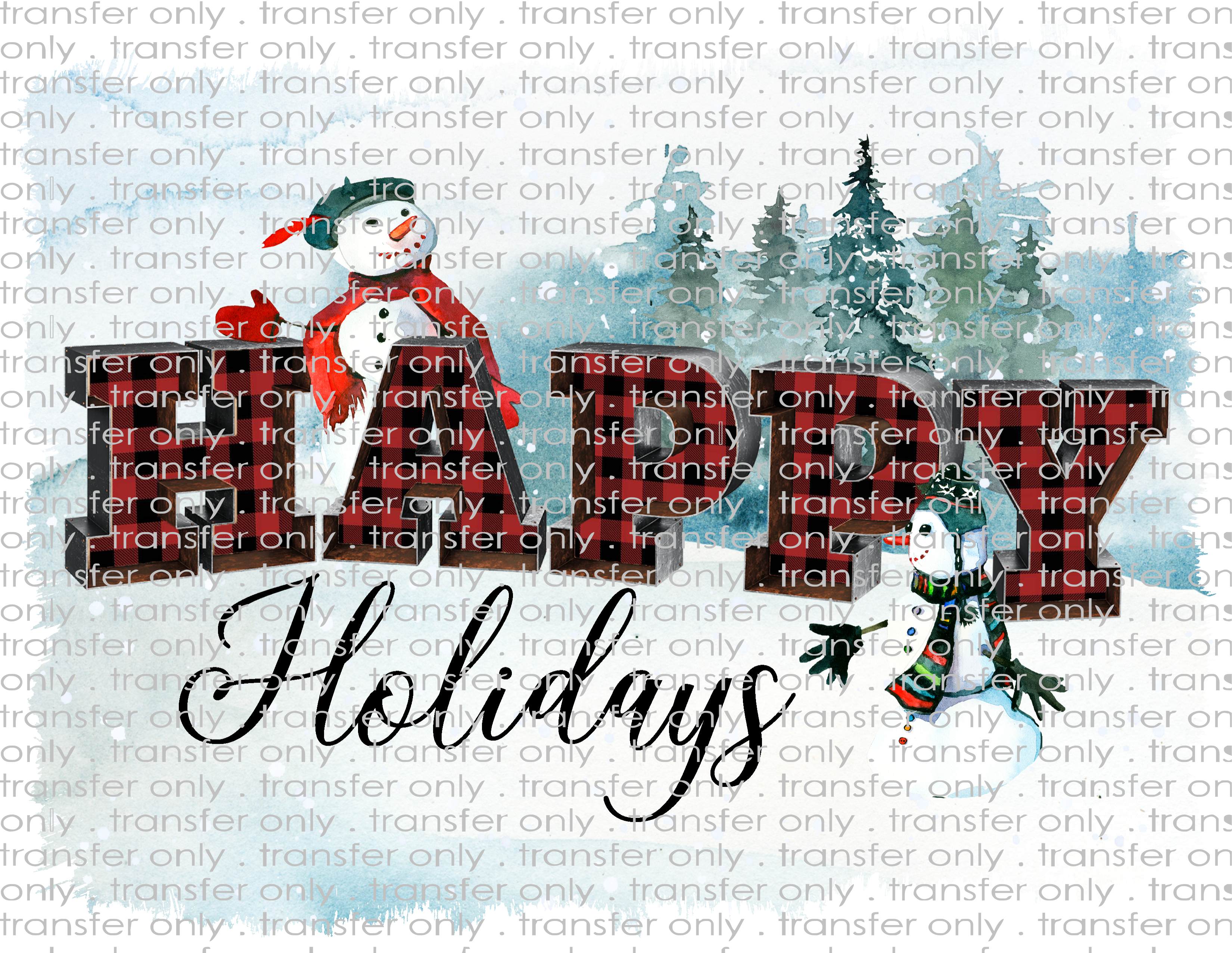 Waterslide, Sublimation Transfers - Christmas