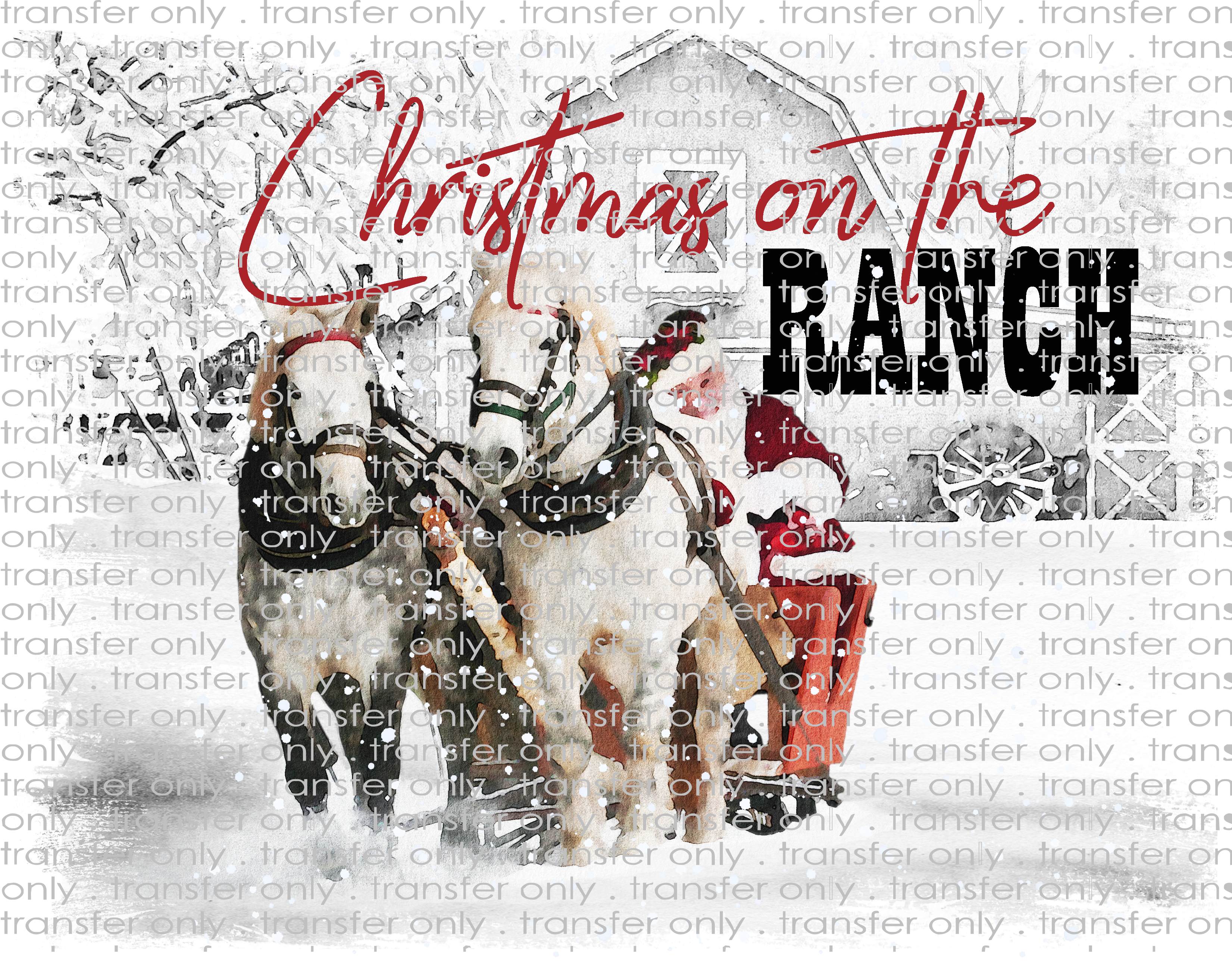 Waterslide, Sublimation Transfers - Christmas