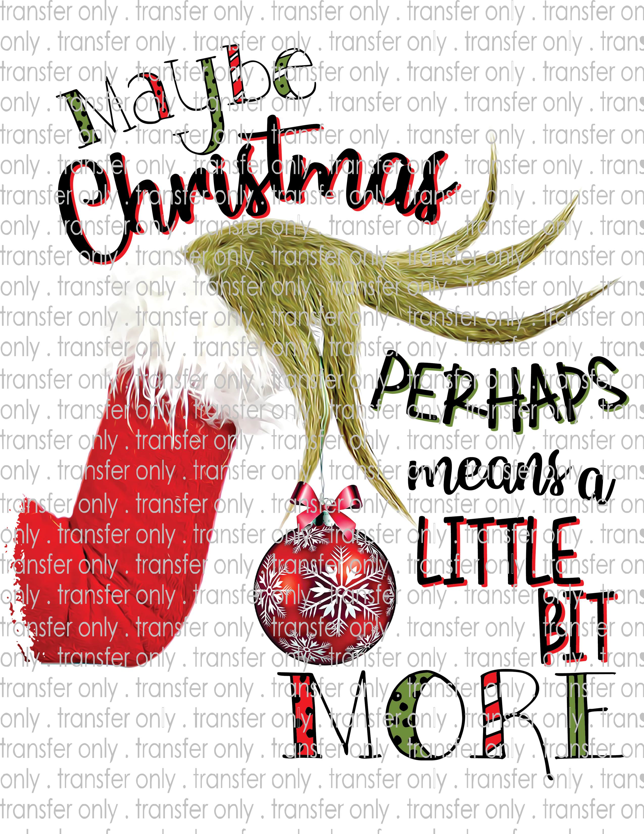 Waterslide, Sublimation Transfers - Christmas