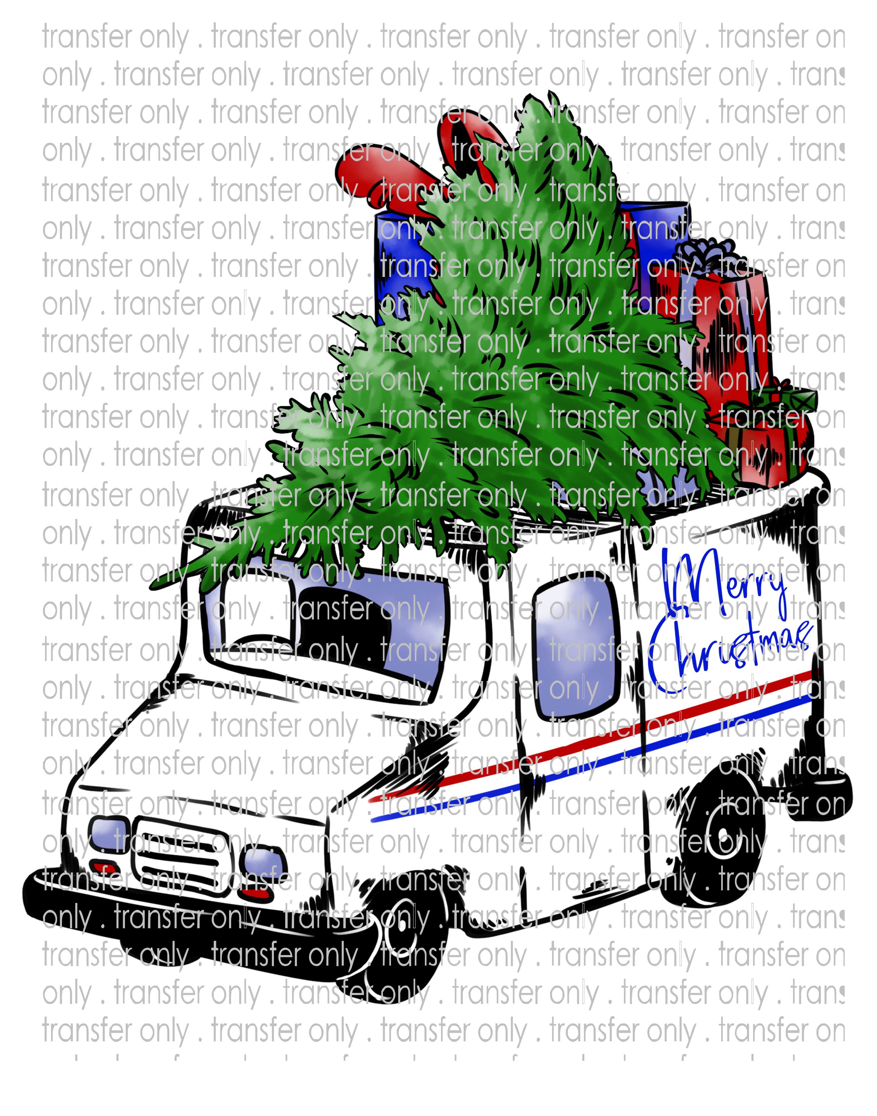 Waterslide, Sublimation Transfers - Christmas