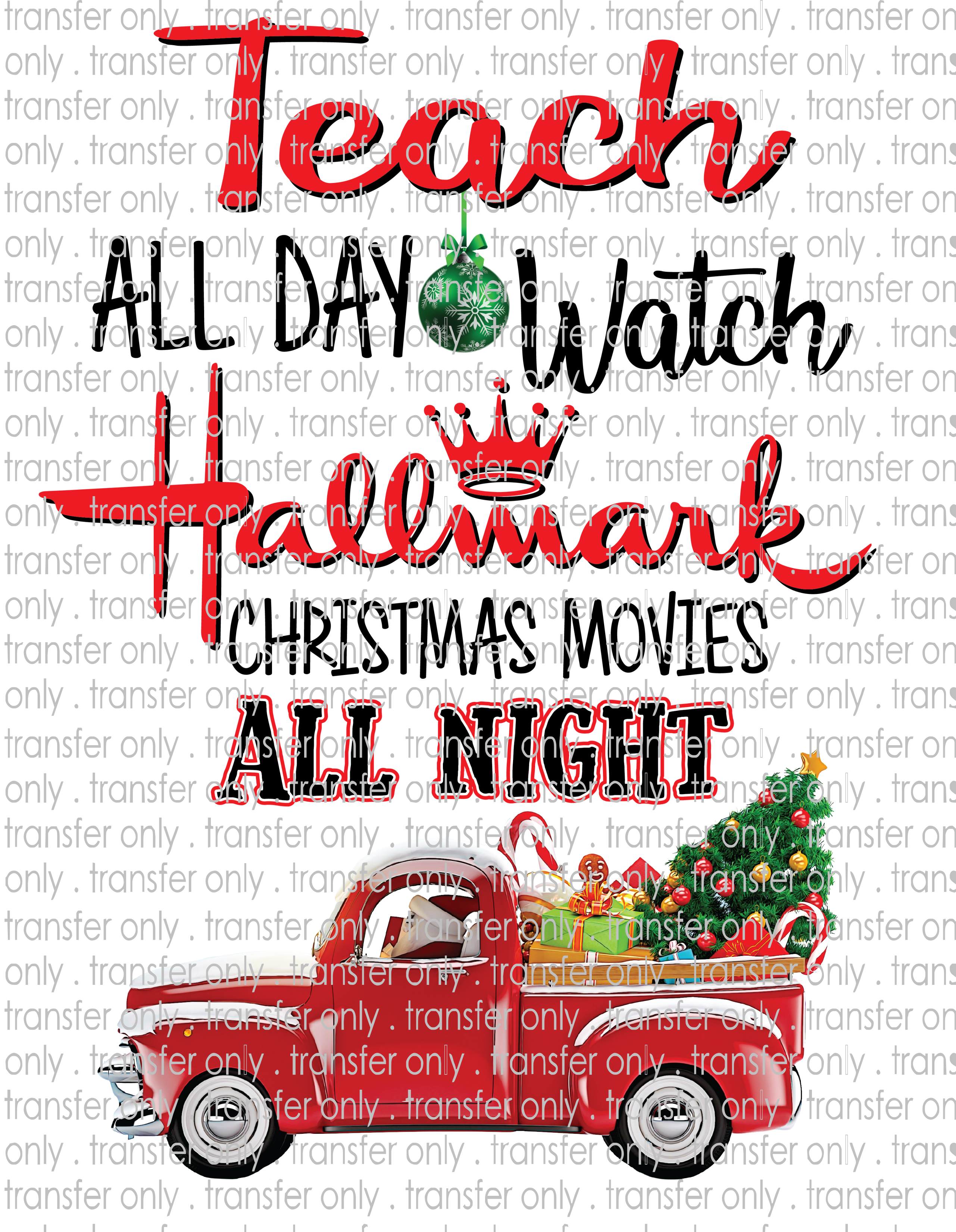 Waterslide, Sublimation Transfers - Christmas