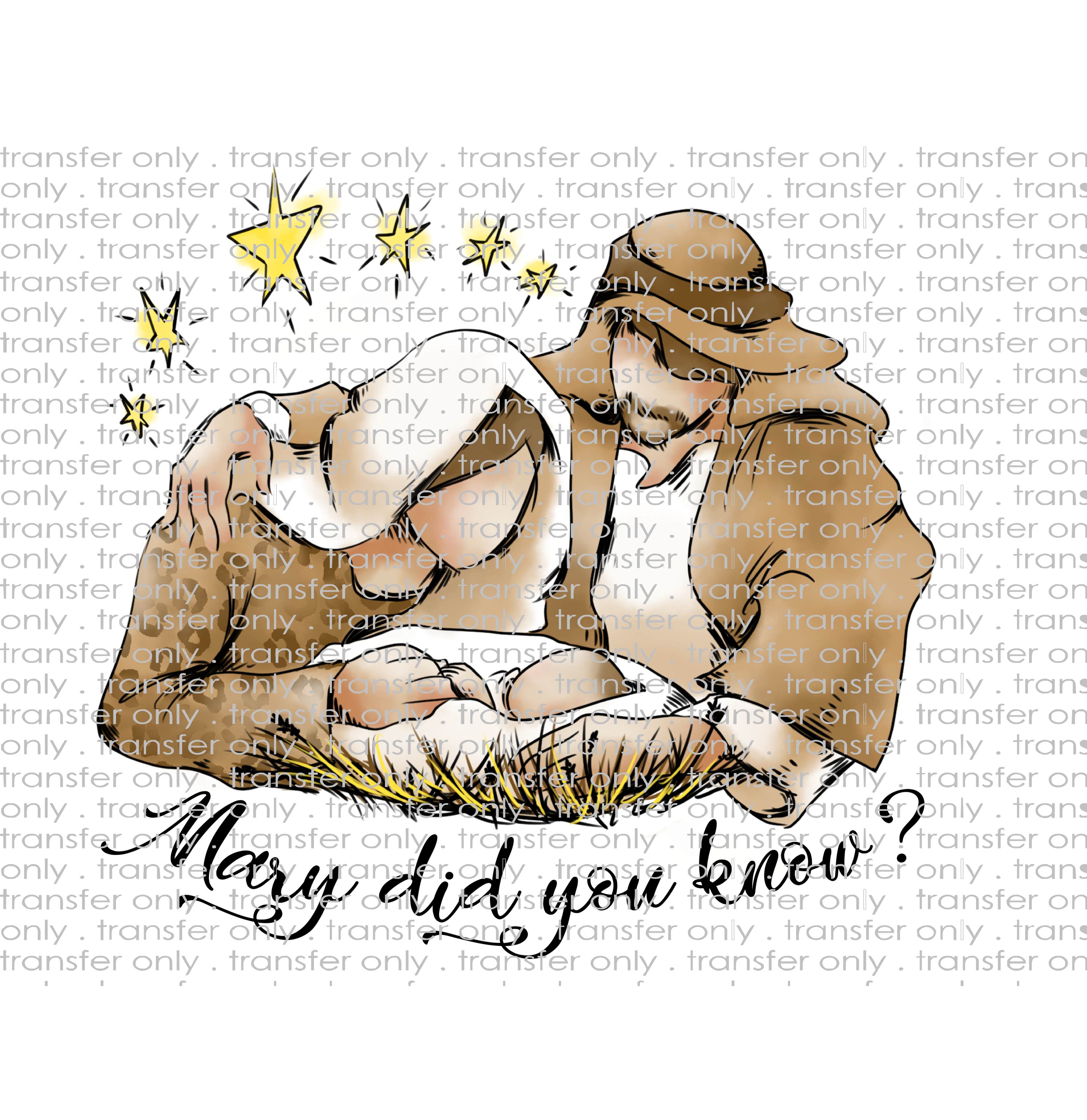 Waterslide, Sublimation Transfers - Christmas