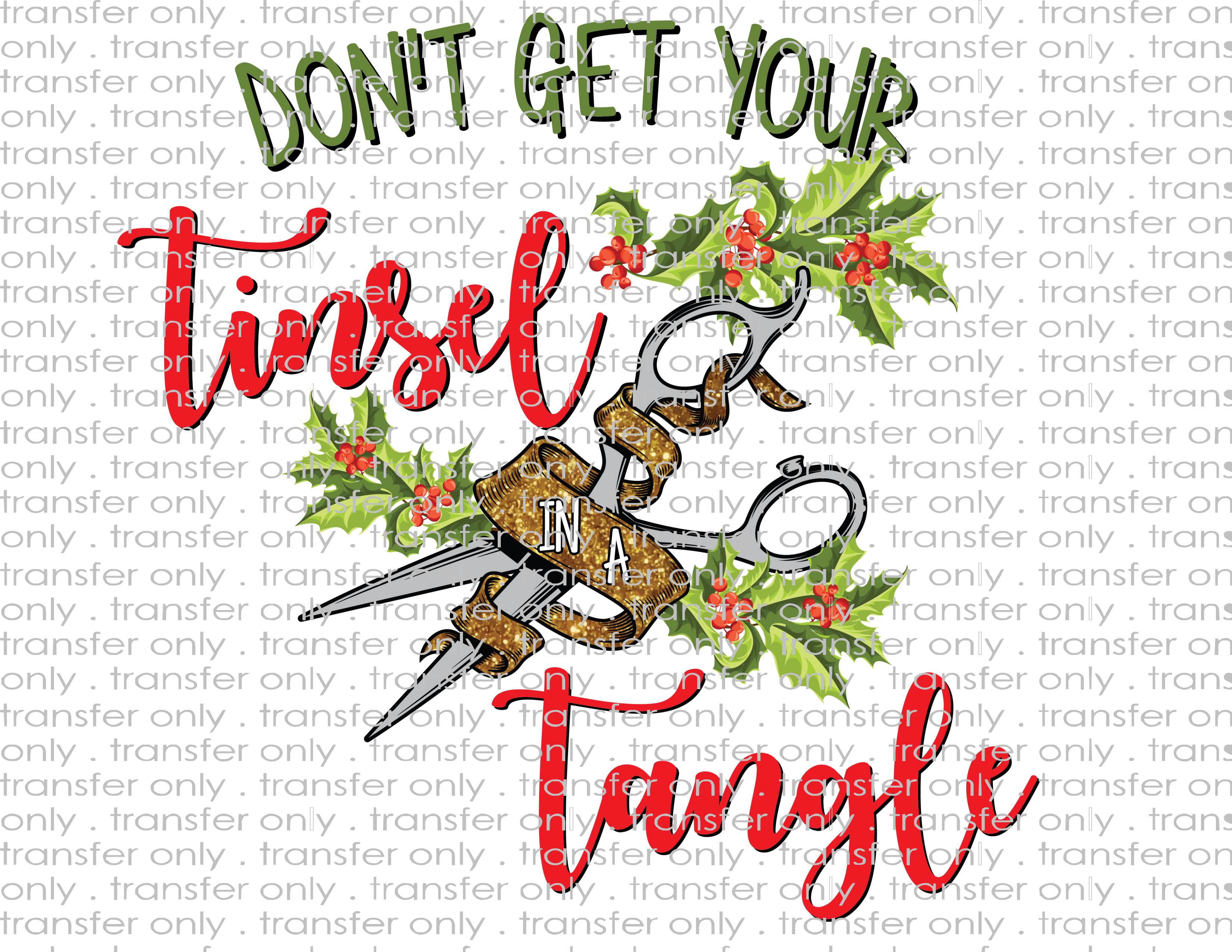 Waterslide, Sublimation Transfers - Christmas