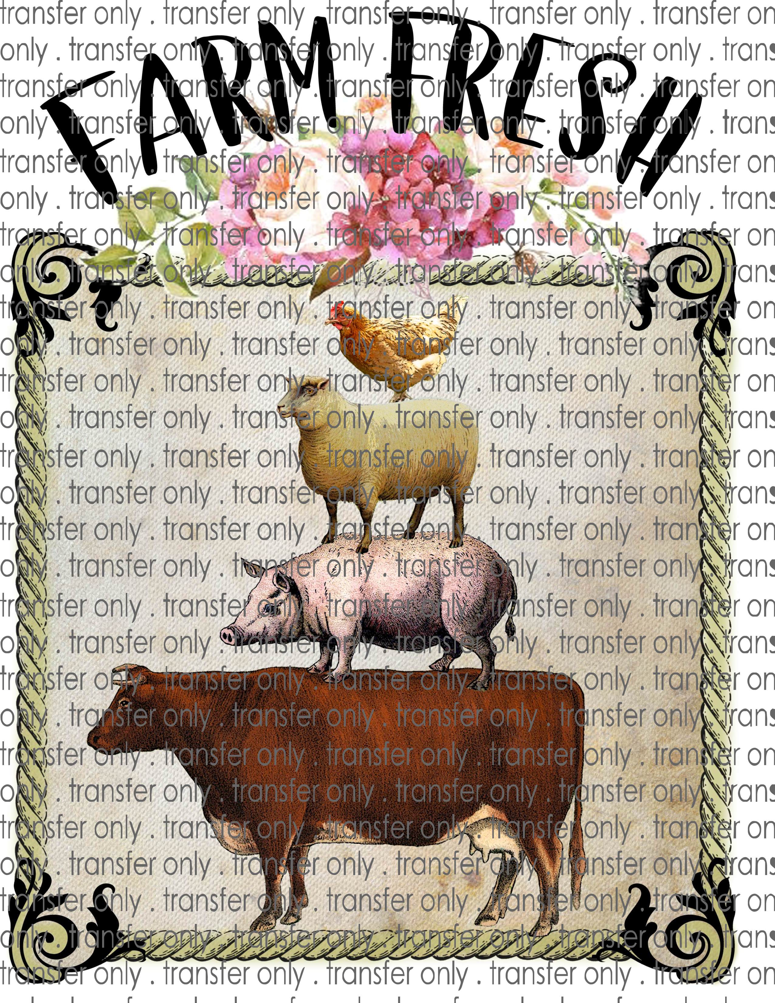 Waterslide, Sublimation Transfers - Country