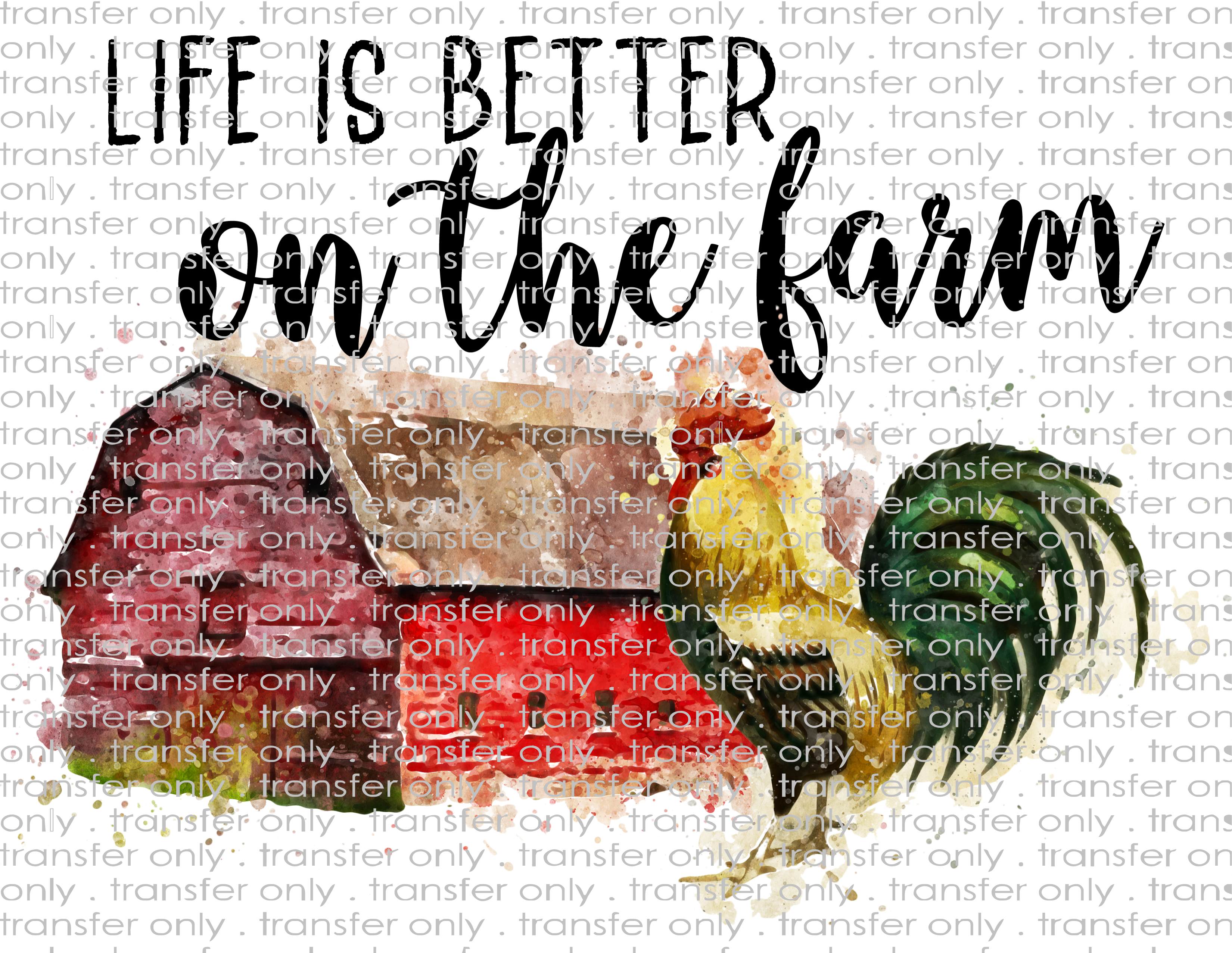 Waterslide, Sublimation Transfers - Country