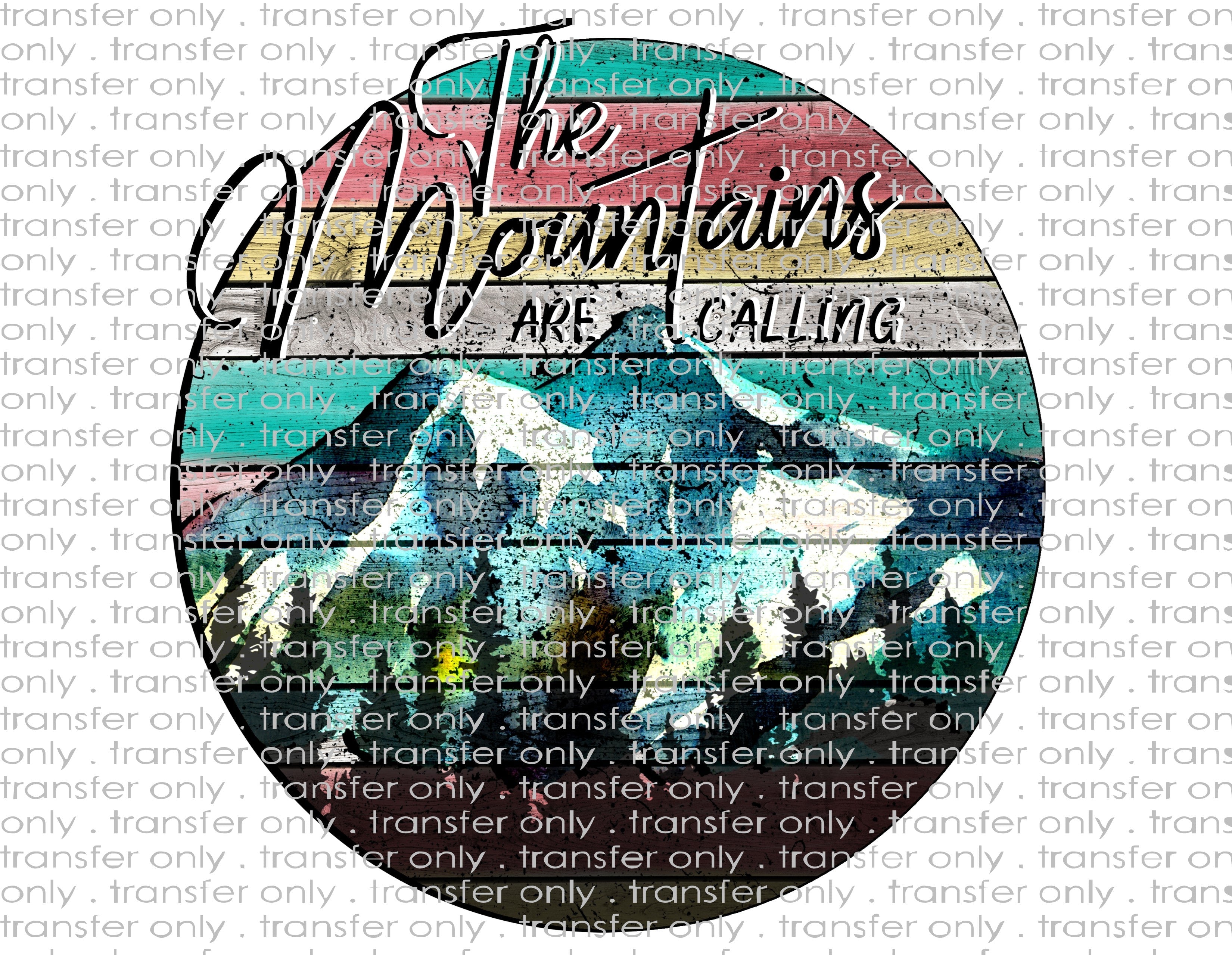 Waterslide, Sublimation Transfers - Country