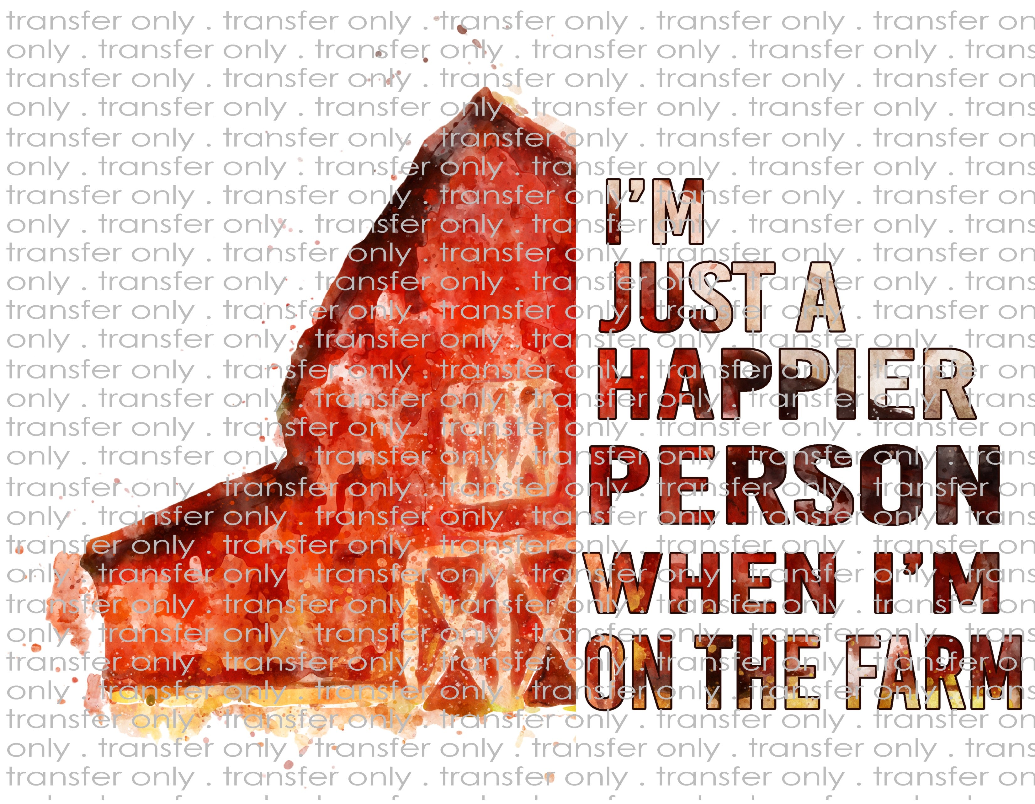 Waterslide, Sublimation Transfers - Country