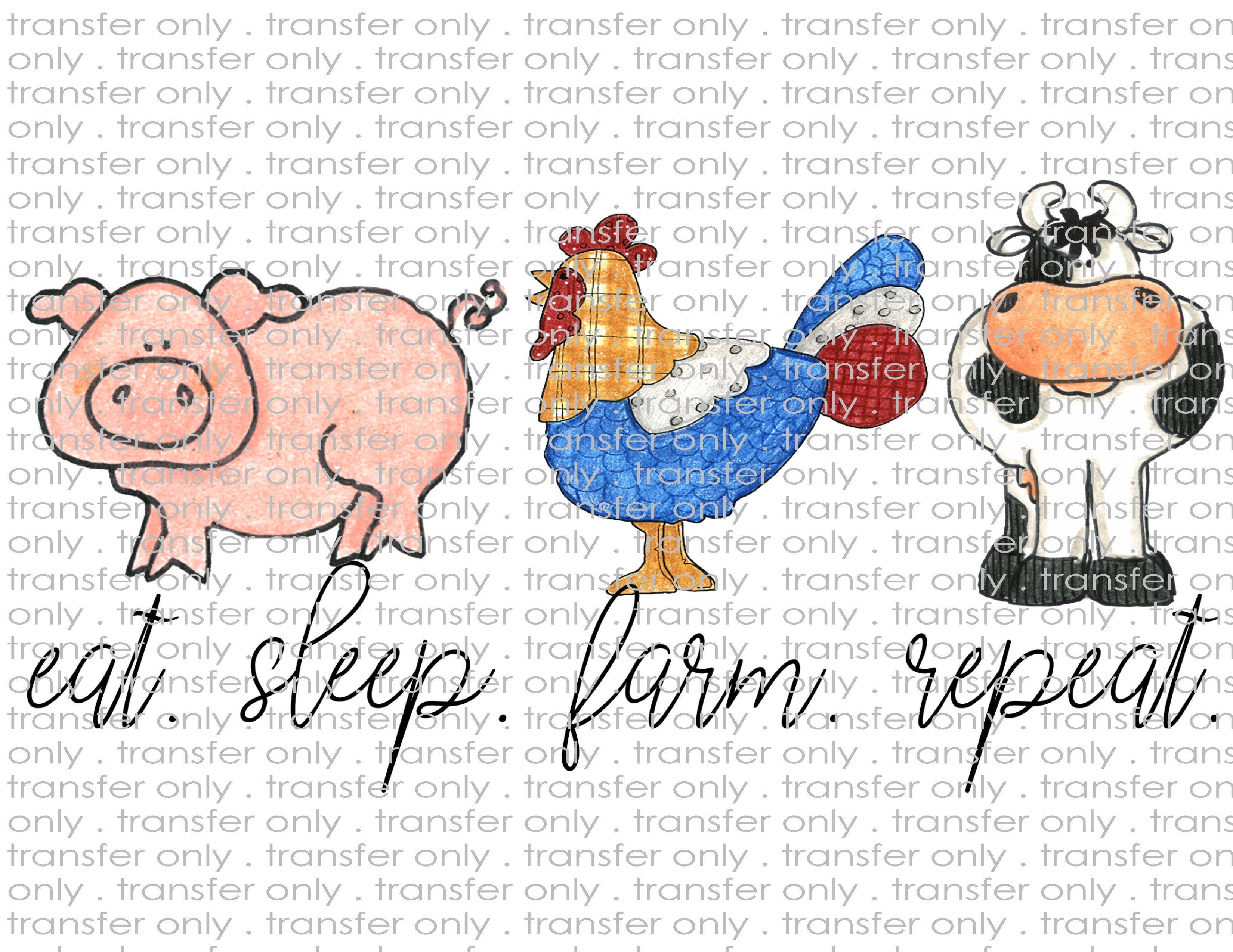 Waterslide, Sublimation Transfers - Country