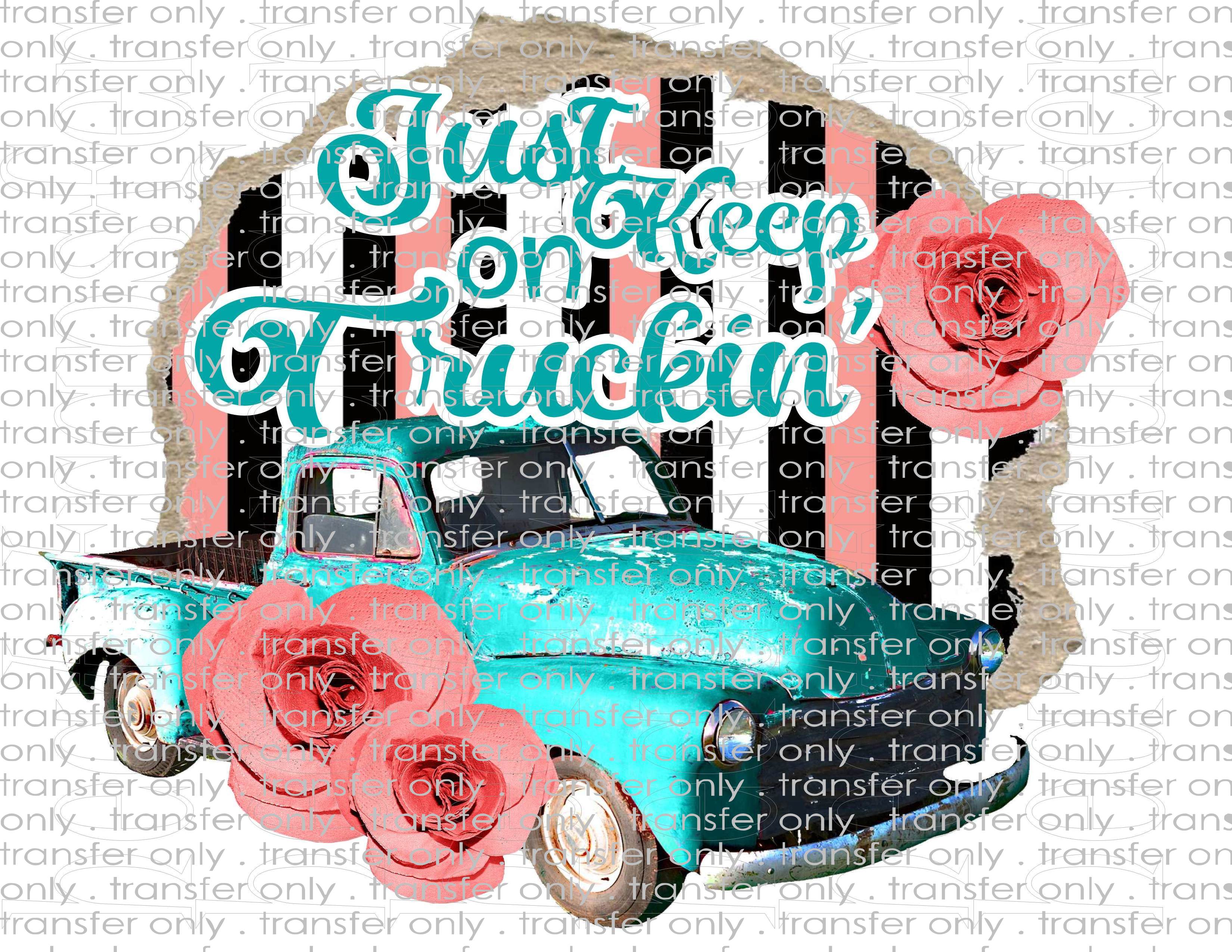 Waterslide, Sublimation Transfers - Country Vintage Truck