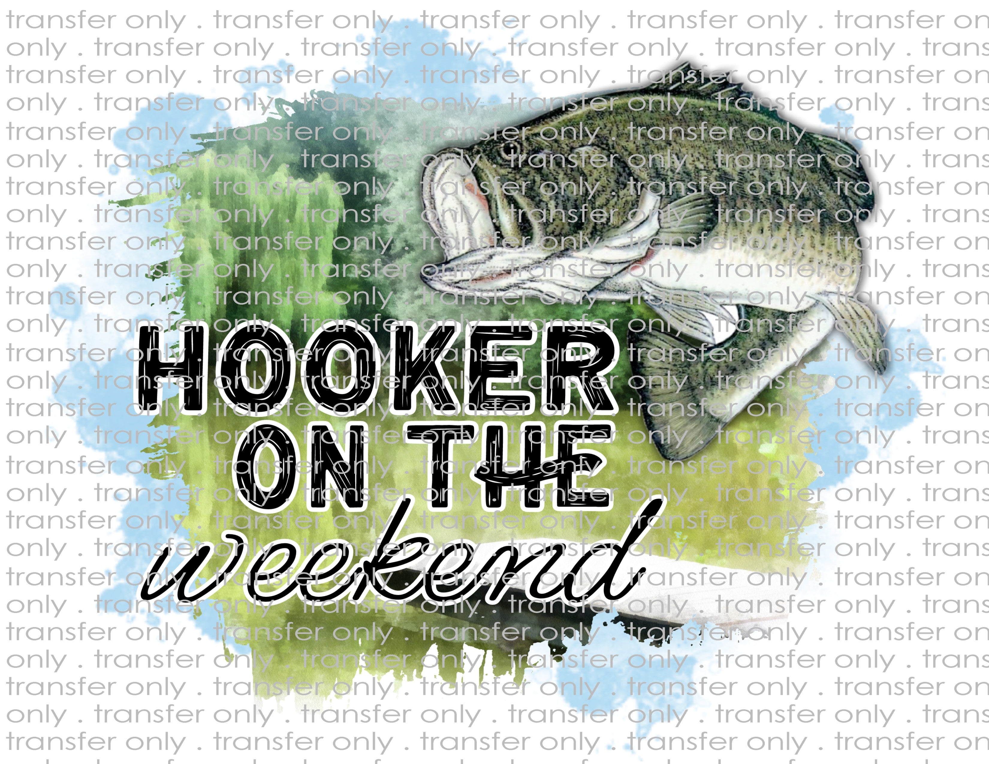 Waterslide, Sublimation Transfers - Hunting & Fishing