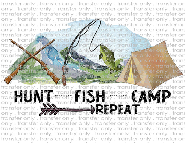 Waterslide, Sublimation Transfers - Hunting & Fishing