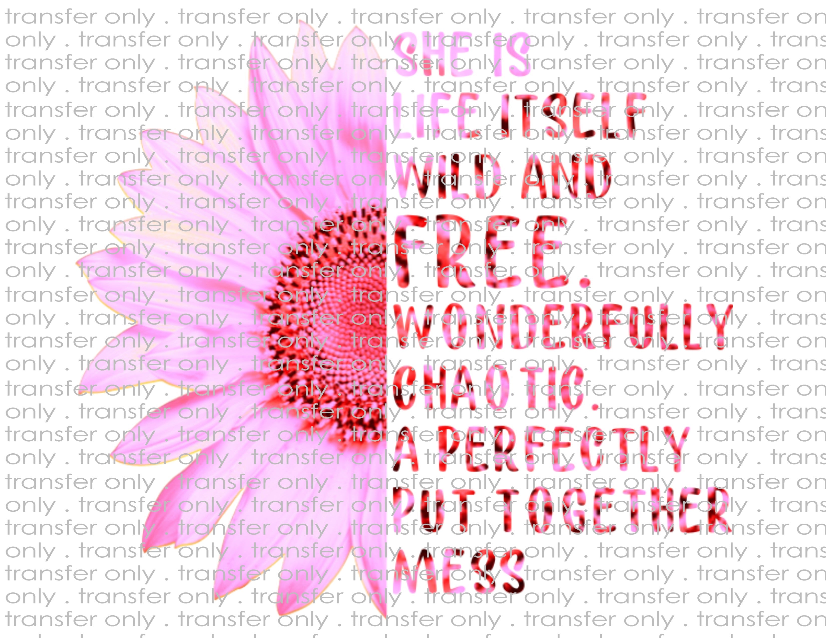 Waterslide, Sublimation Transfers - Ladies