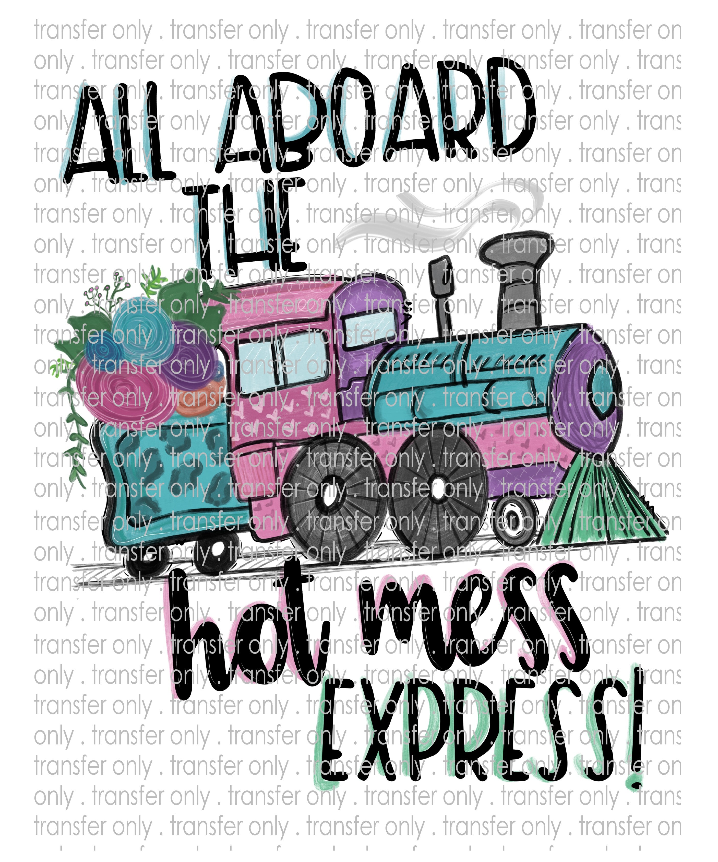 Waterslide, Sublimation Transfers - Ladies