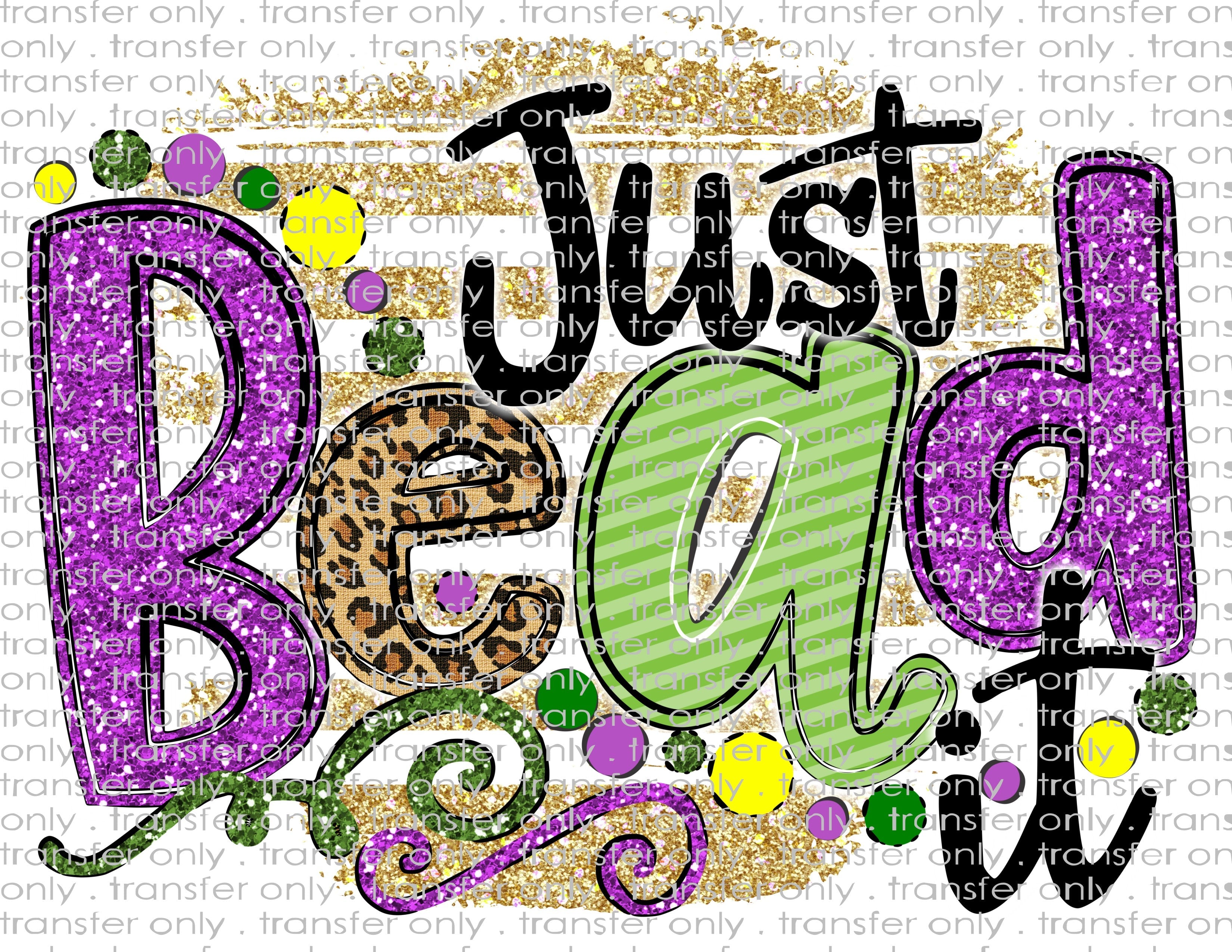 Waterslide, Sublimation Transfers - Mardi Gras