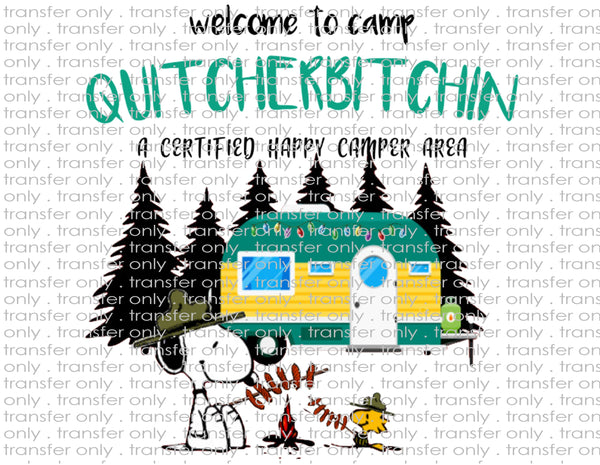 Waterslide, Sublimation Transfers - Camping