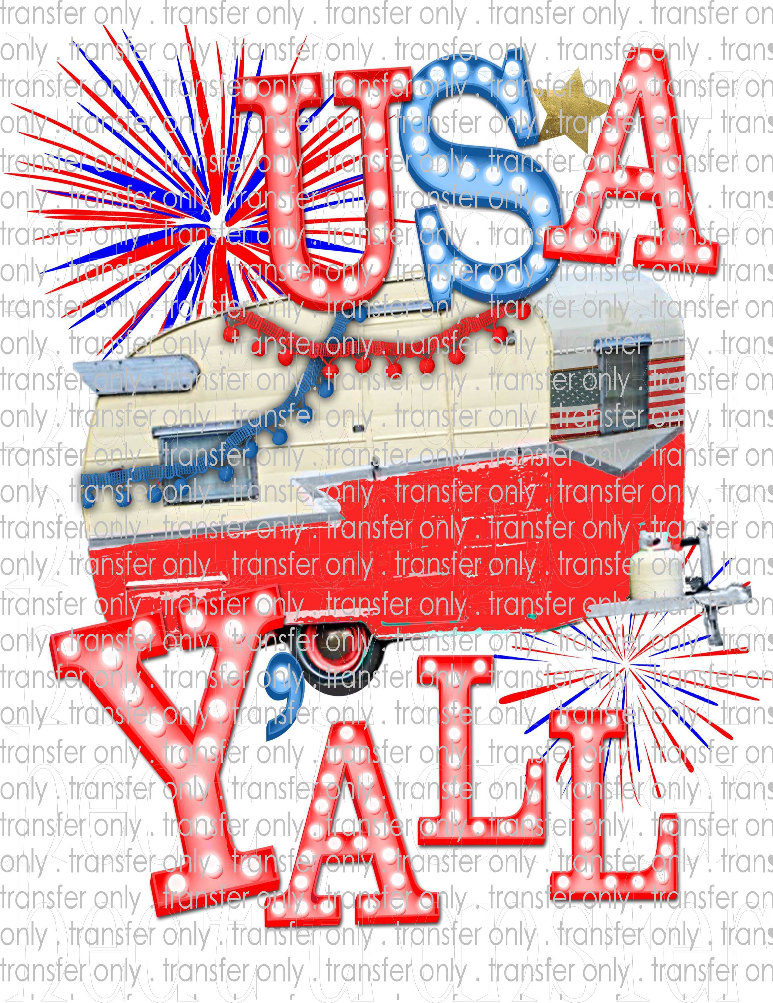 Waterslide, Sublimation Transfers - Patriotic