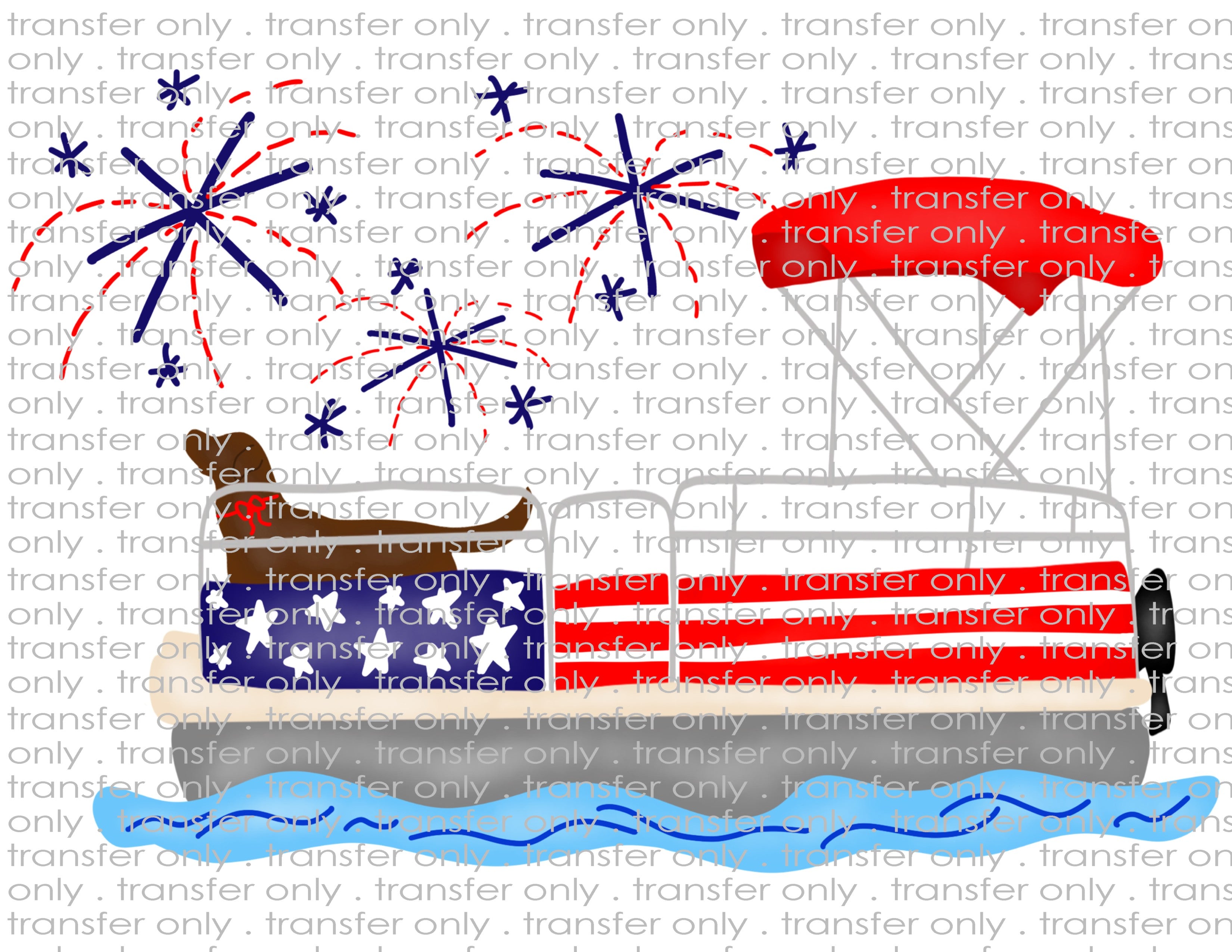 Waterslide, Sublimation Transfers - Patriotic