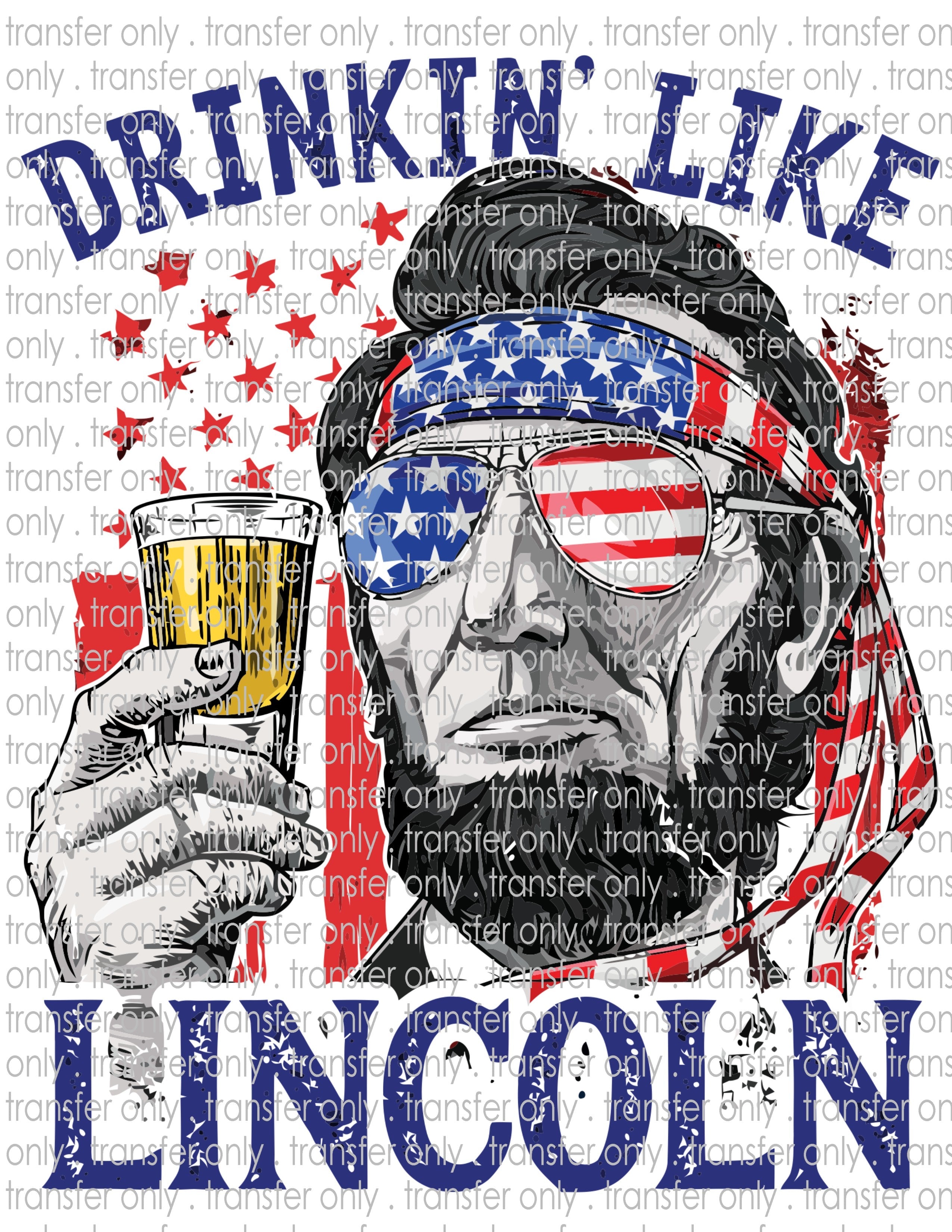 July 4th - Waterslide, Sublimation Transfers