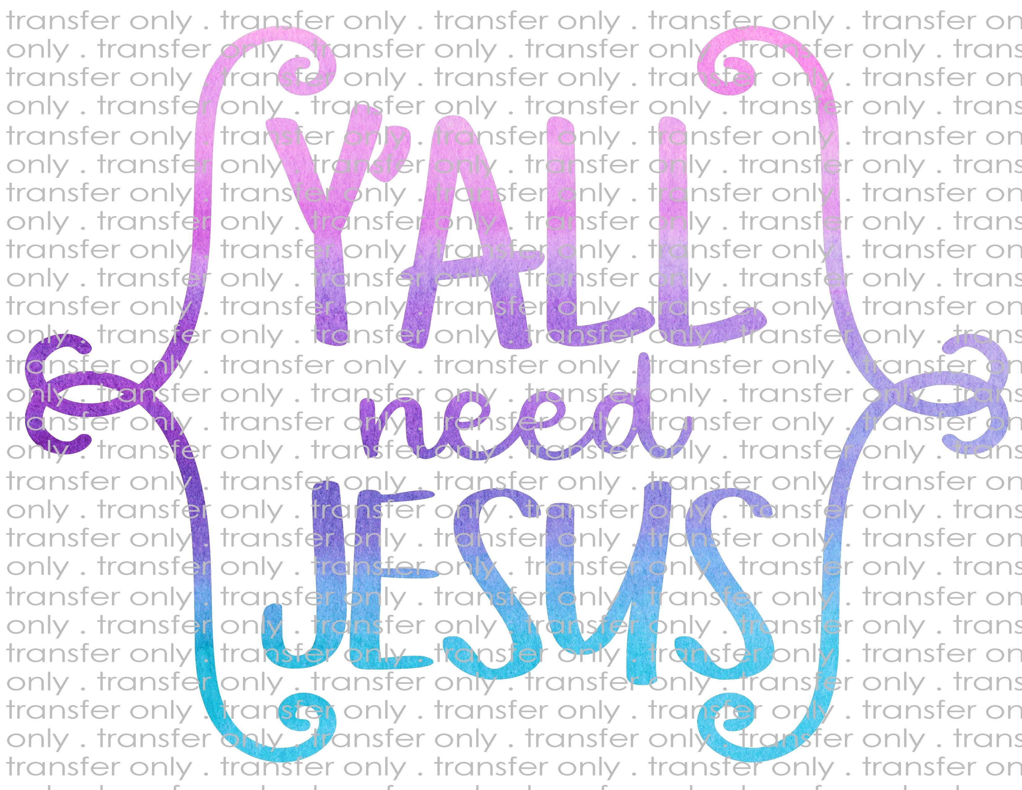 Waterslide, Sublimation Transfers - Religious