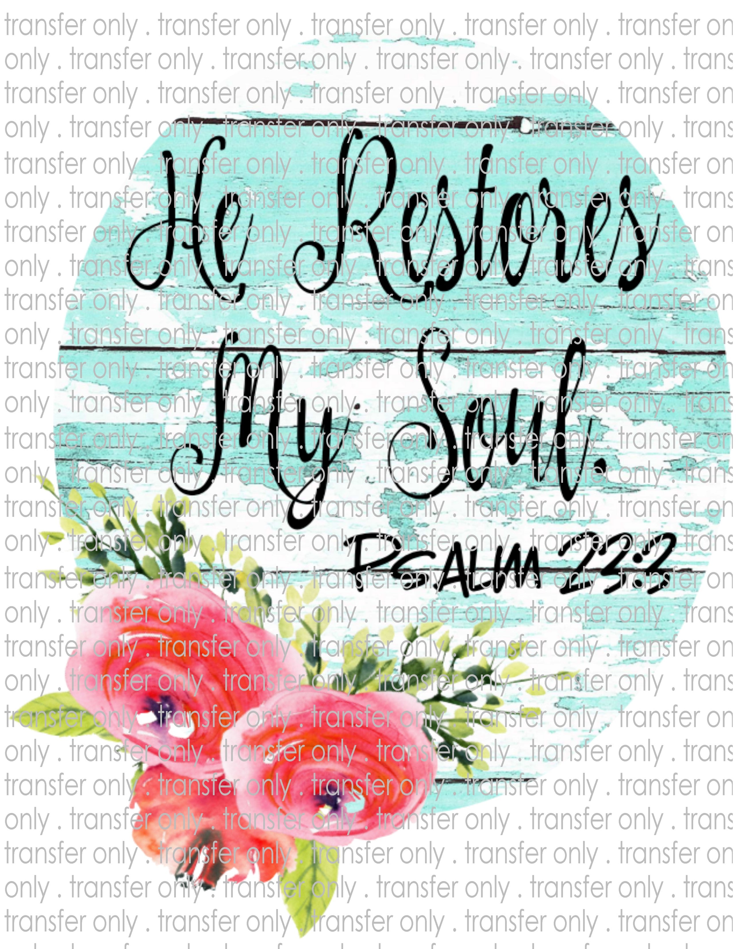 Waterslide, Sublimation Transfers - Religious