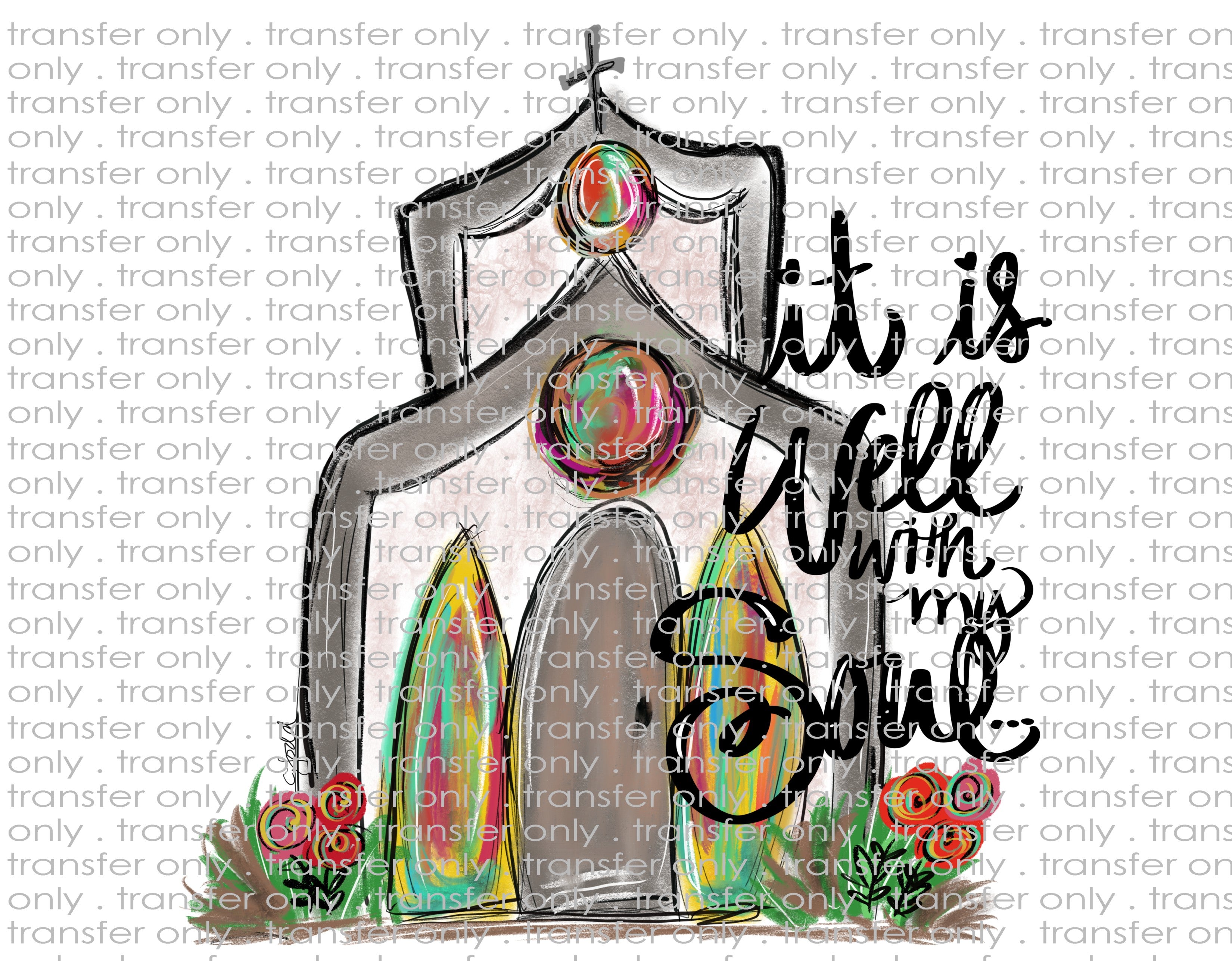 Waterslide, Sublimation Transfers - Religious